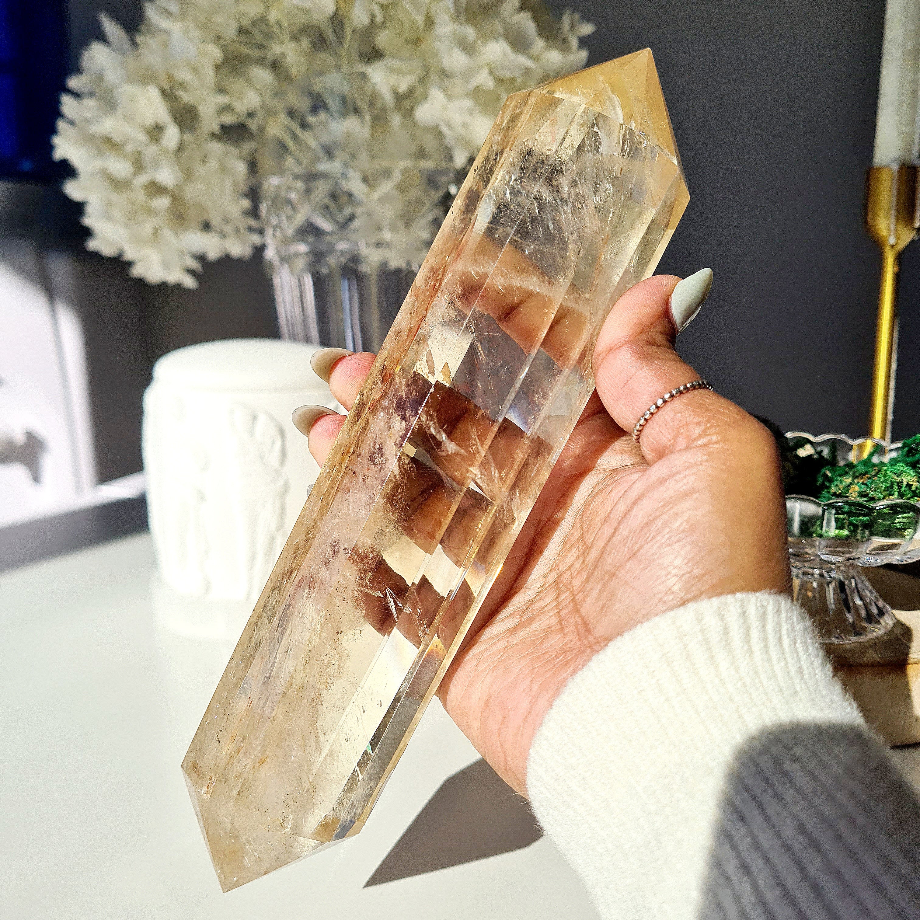 Citrine | Vogel | 21 cm long