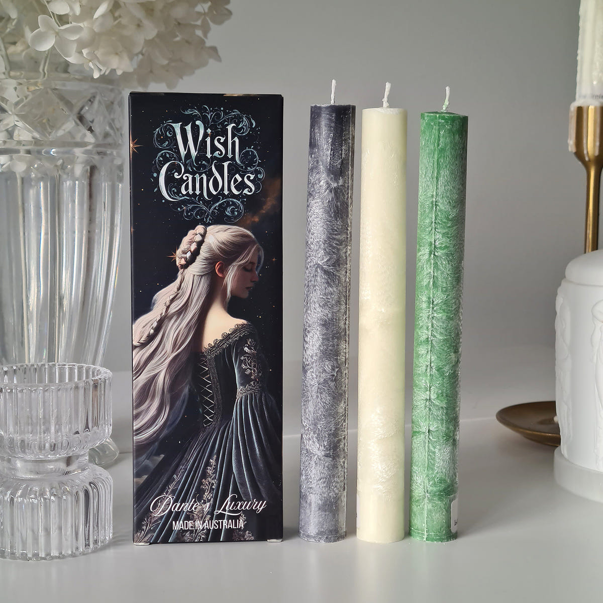 Cleansing & Protection Wish Candle Set | Trio