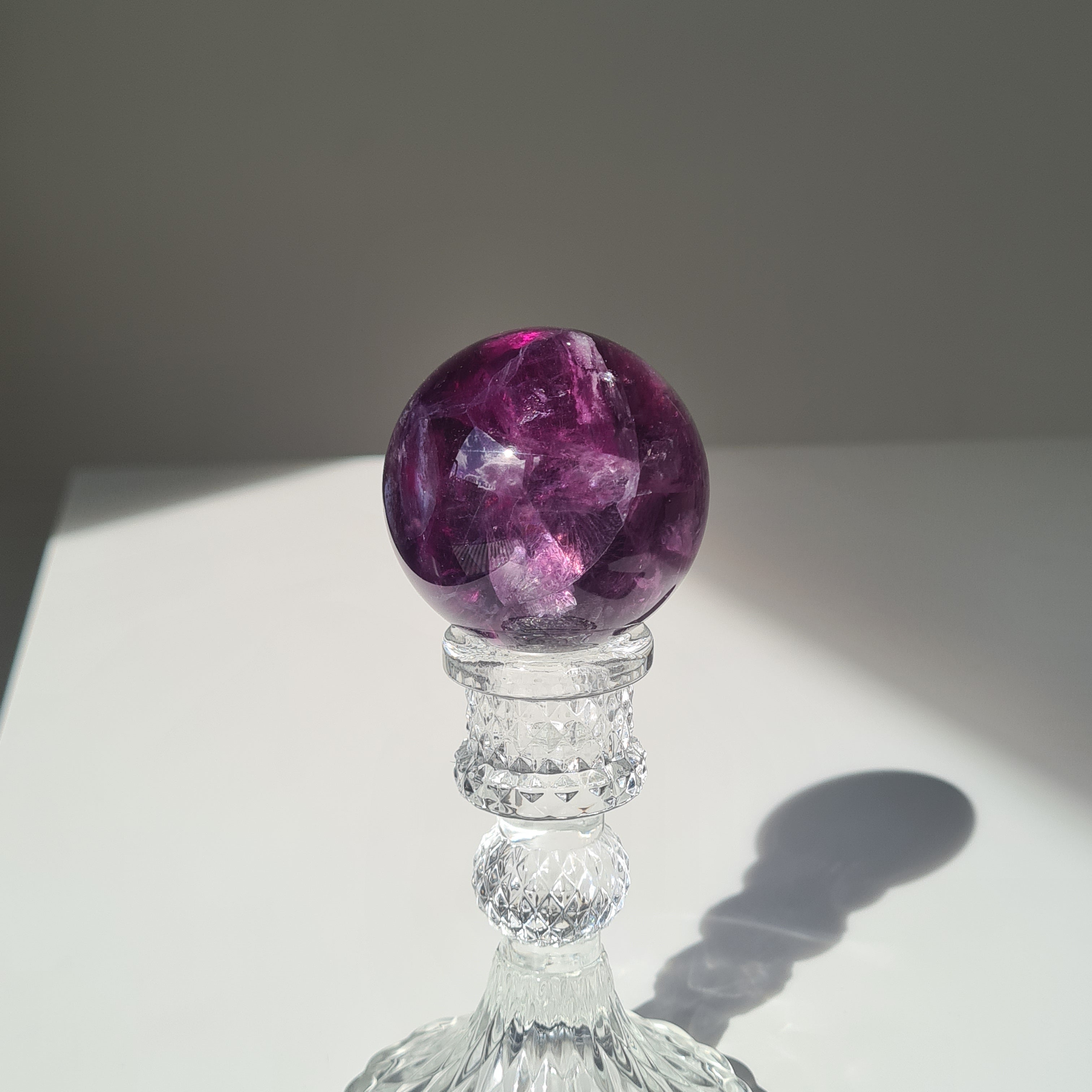 Intergalactic Fluorite with stand | F | 260 g | 5.4 cm