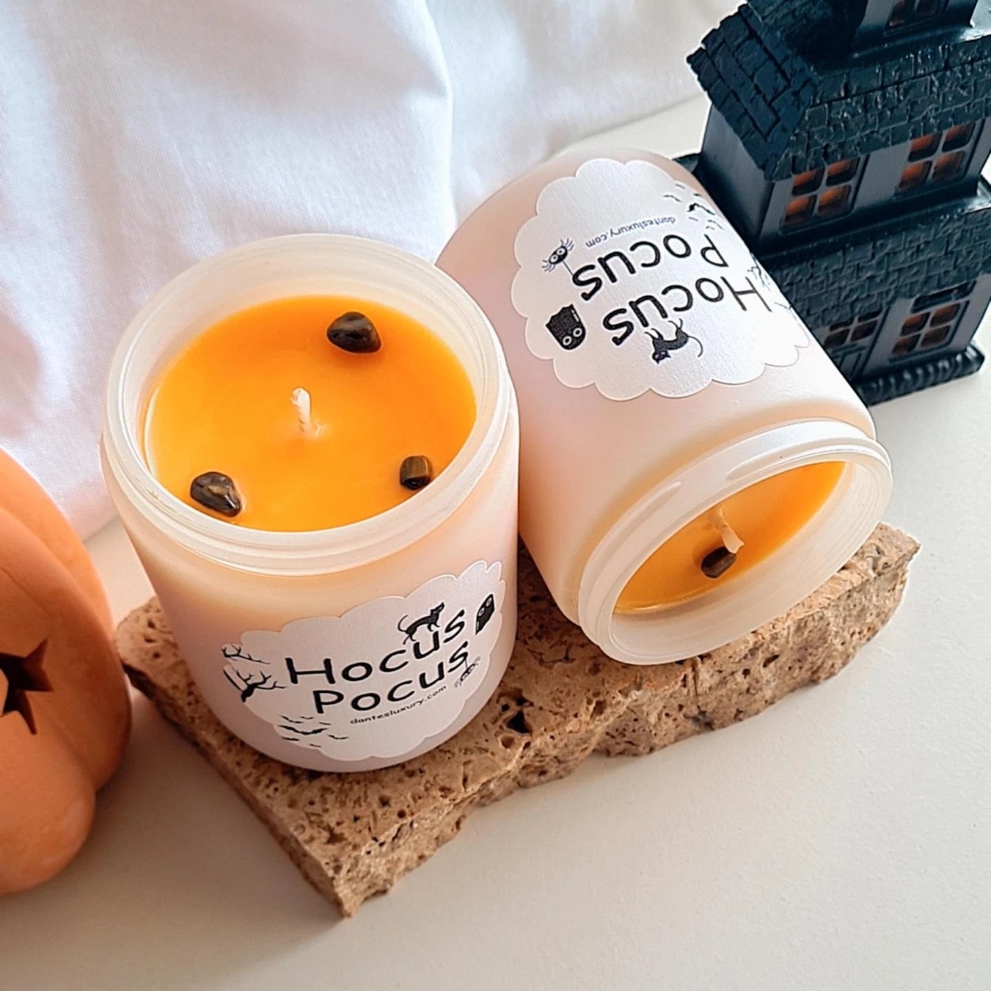 Hocus Pocus Crystal Candle | Pumpkin Spice 🎃