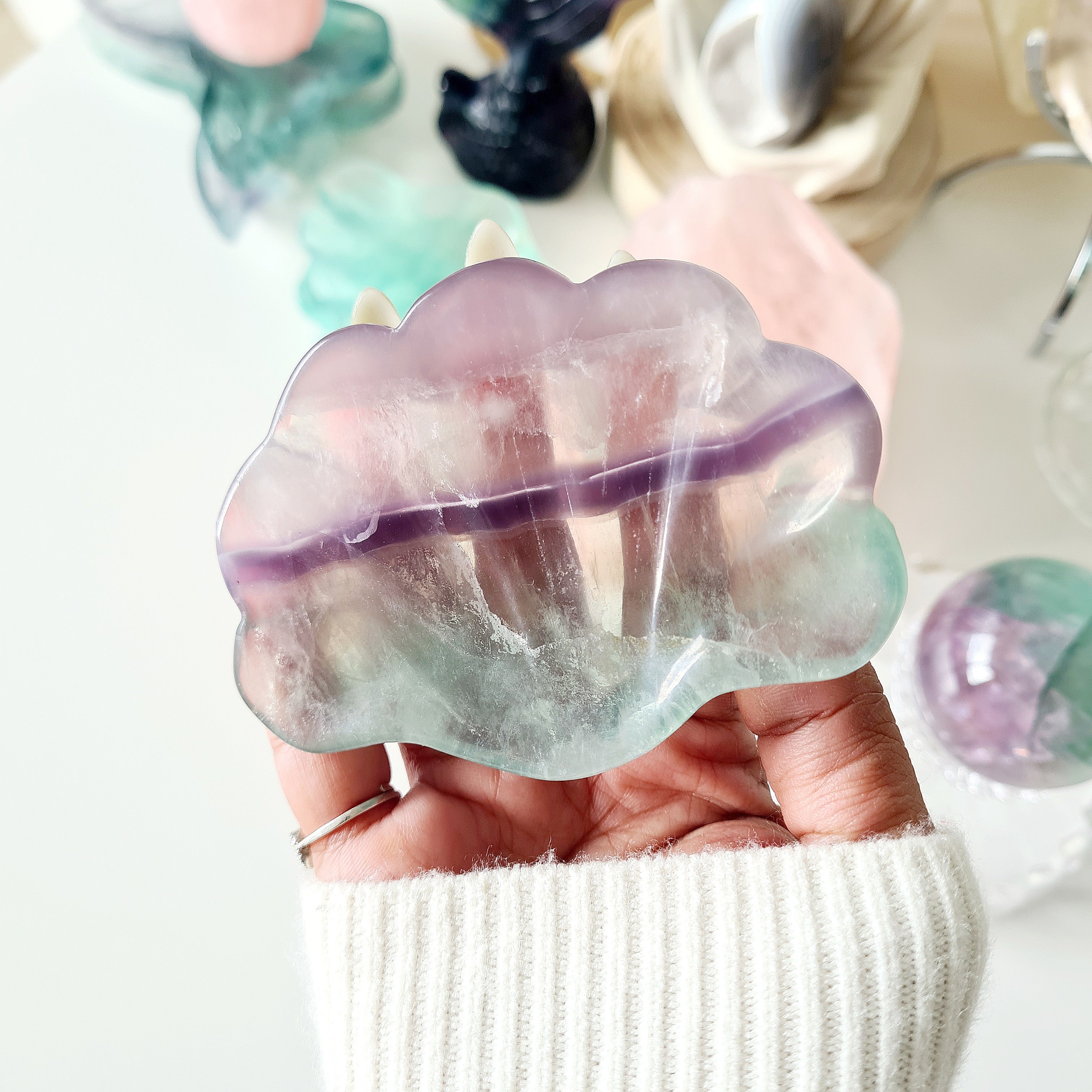 Fluorite Mermaid Bowl