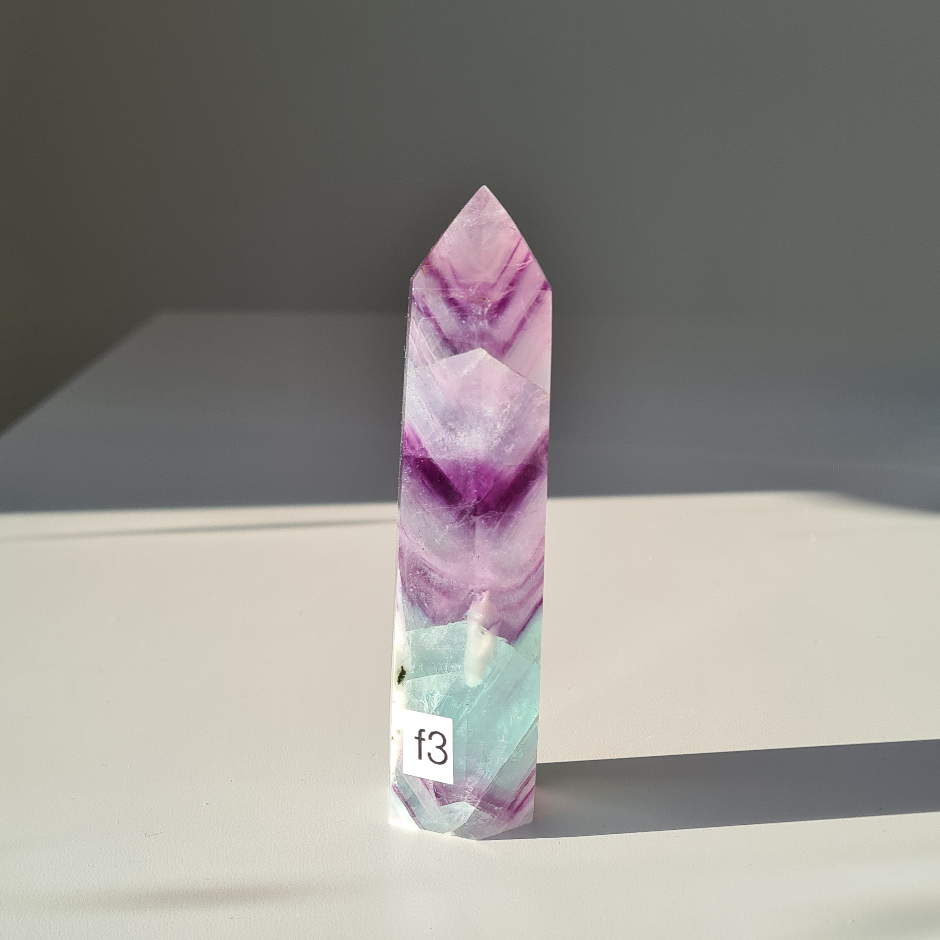 Dreamland Fluorite | f3 | 185 g | 11 cm tall | spinny bottom