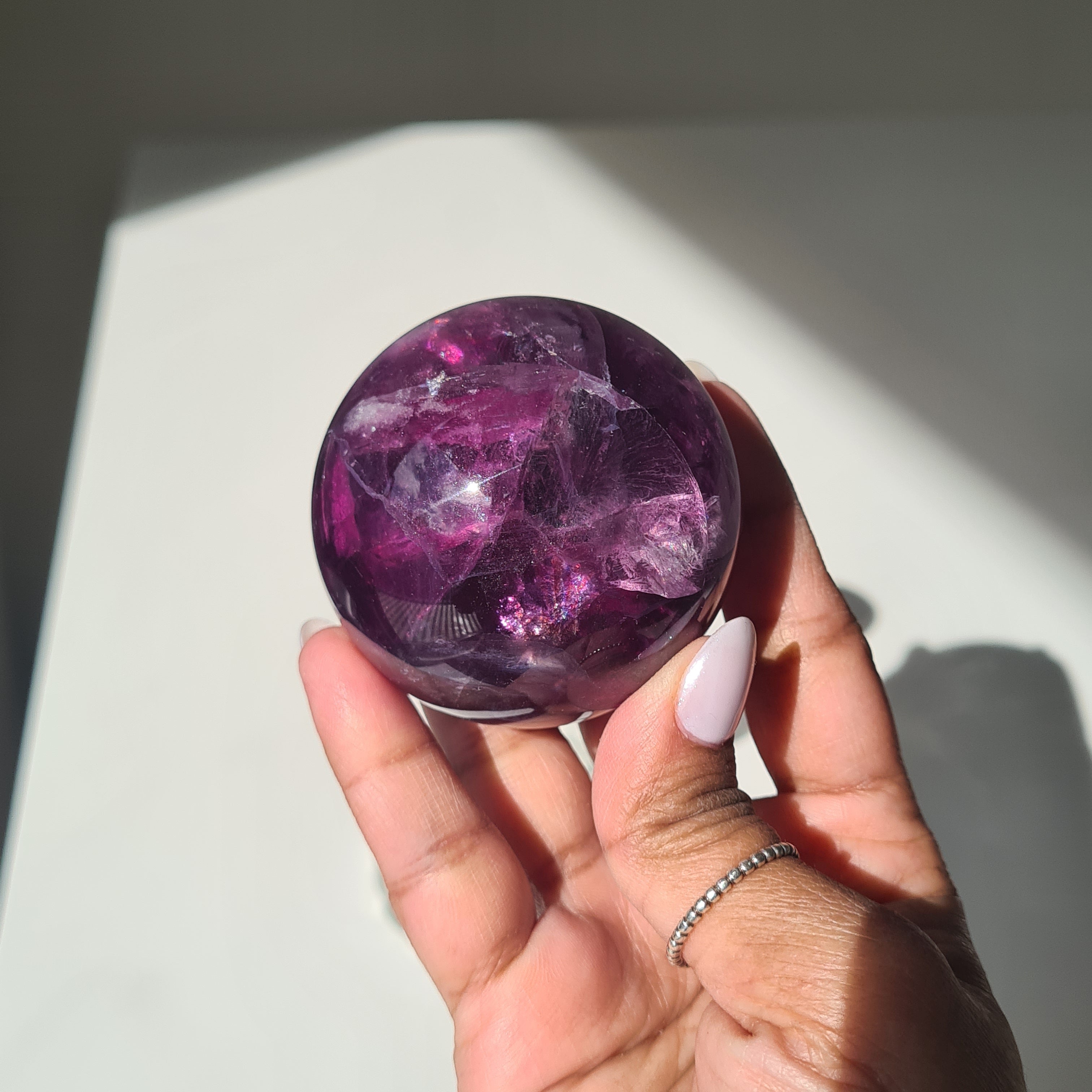 Intergalactic Fluorite with stand | F | 260 g | 5.4 cm