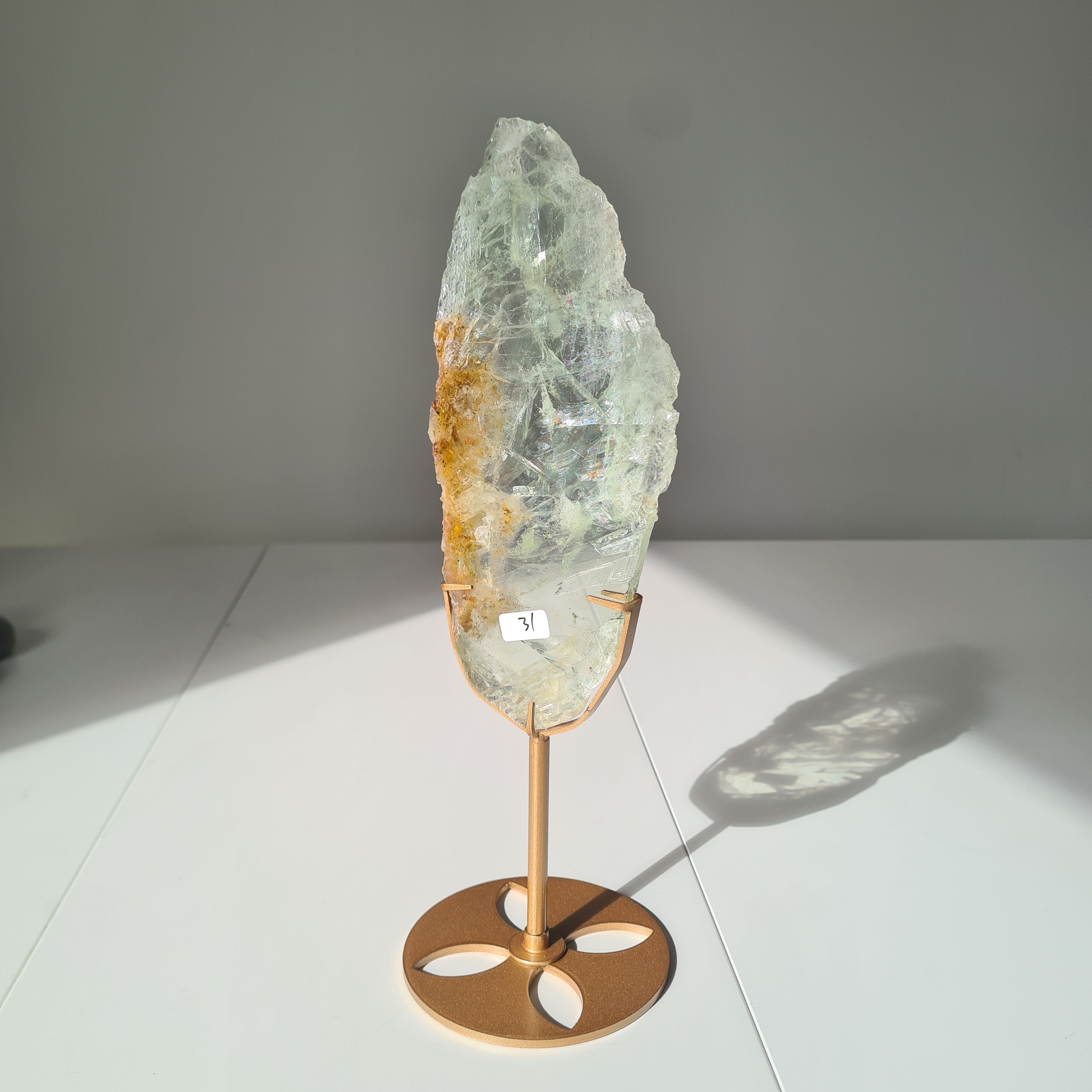 Frozen Lake of Dreams Fluorite Portal on Stand | 29.5 cm with stand