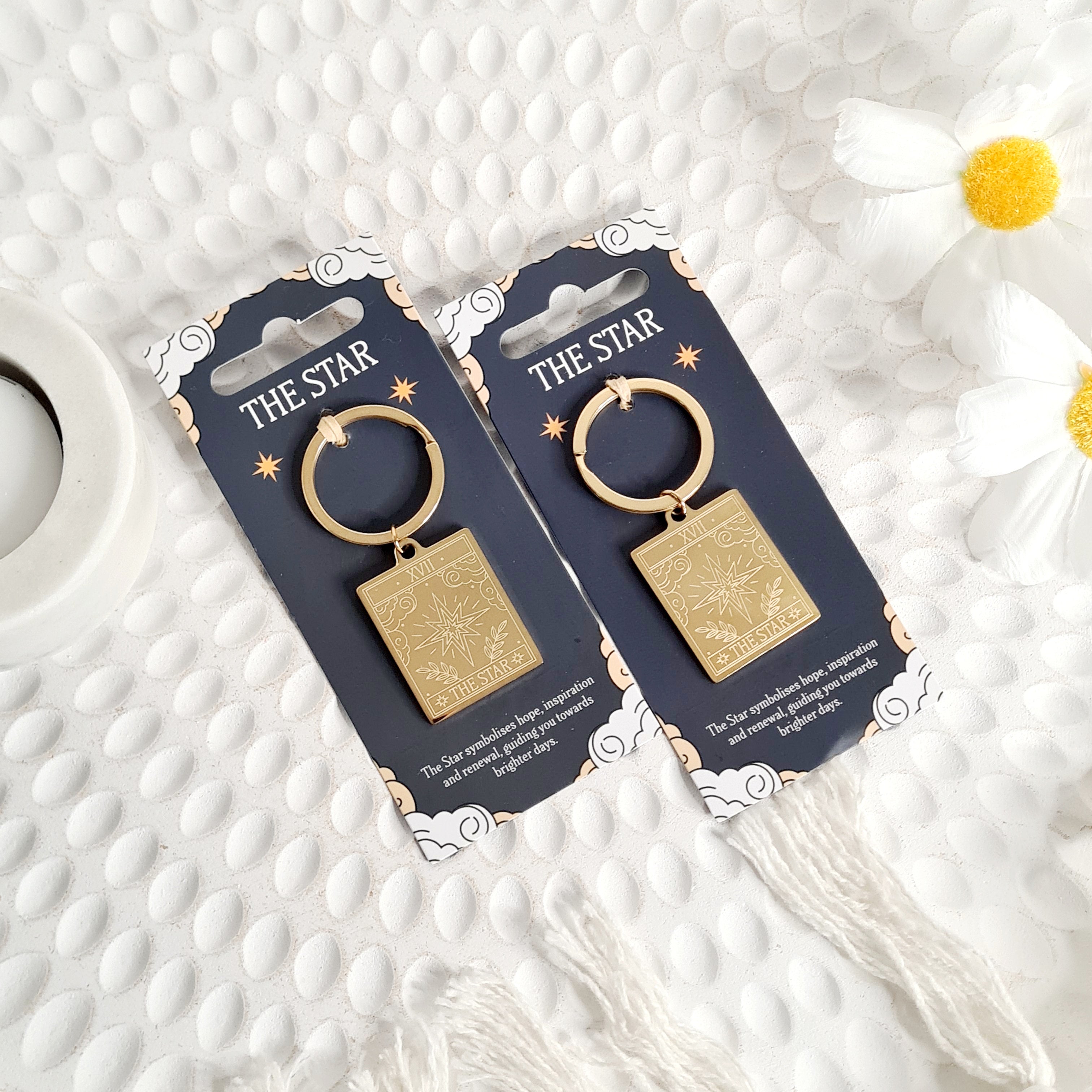 The Star Vintage 🌟 | Tarot Key Ring