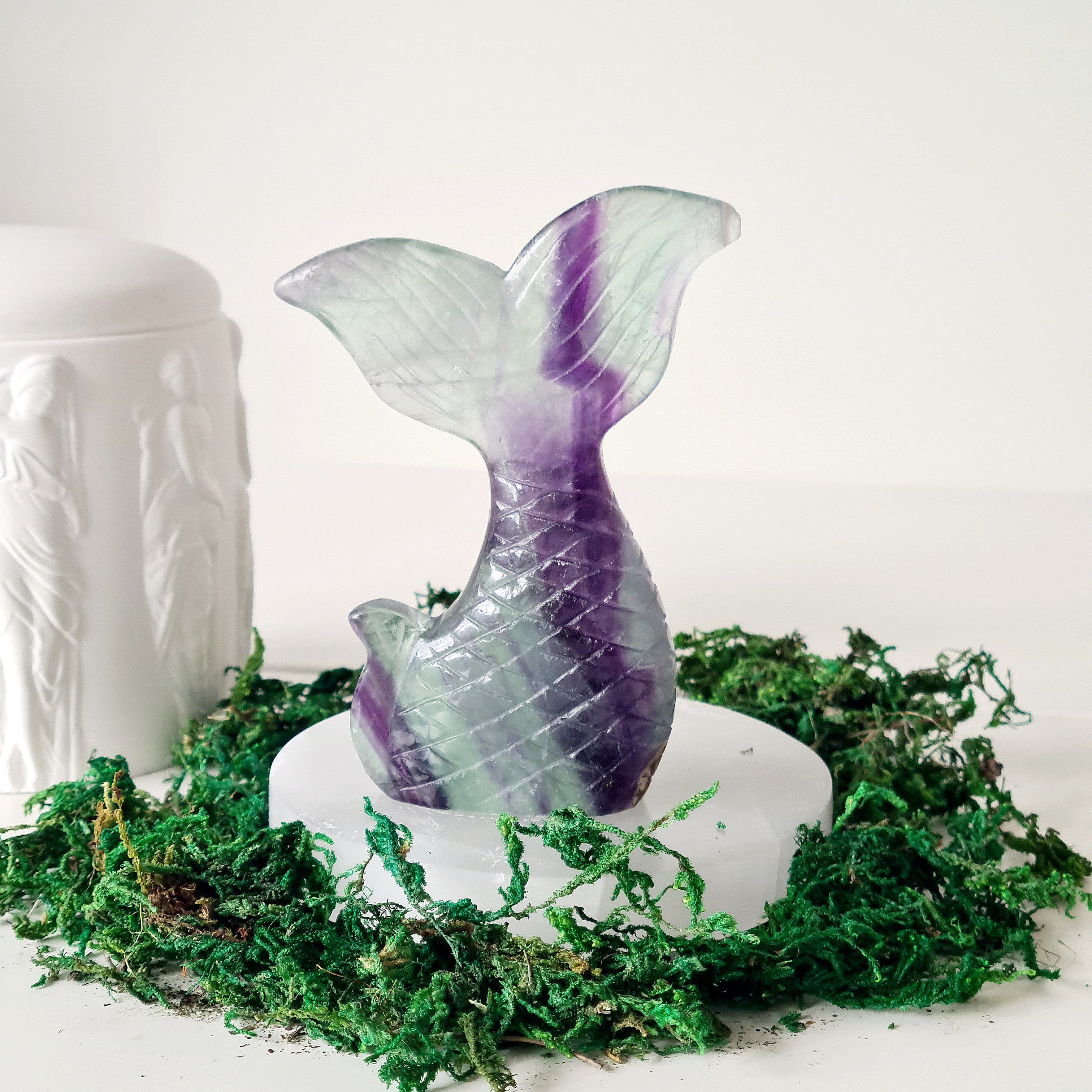 Siren & Mermaid Tail | H | Fluorite