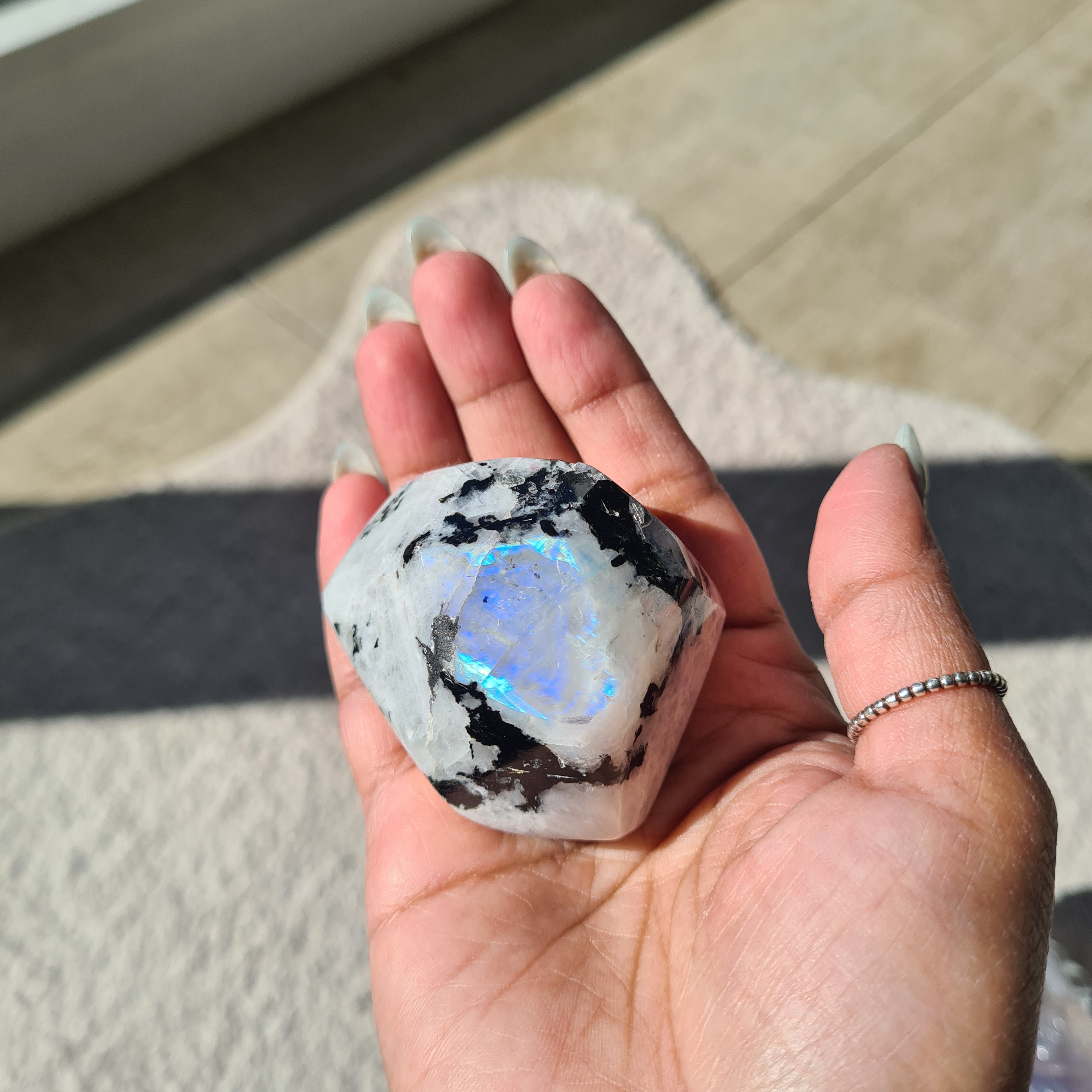 Rainbow moonstone