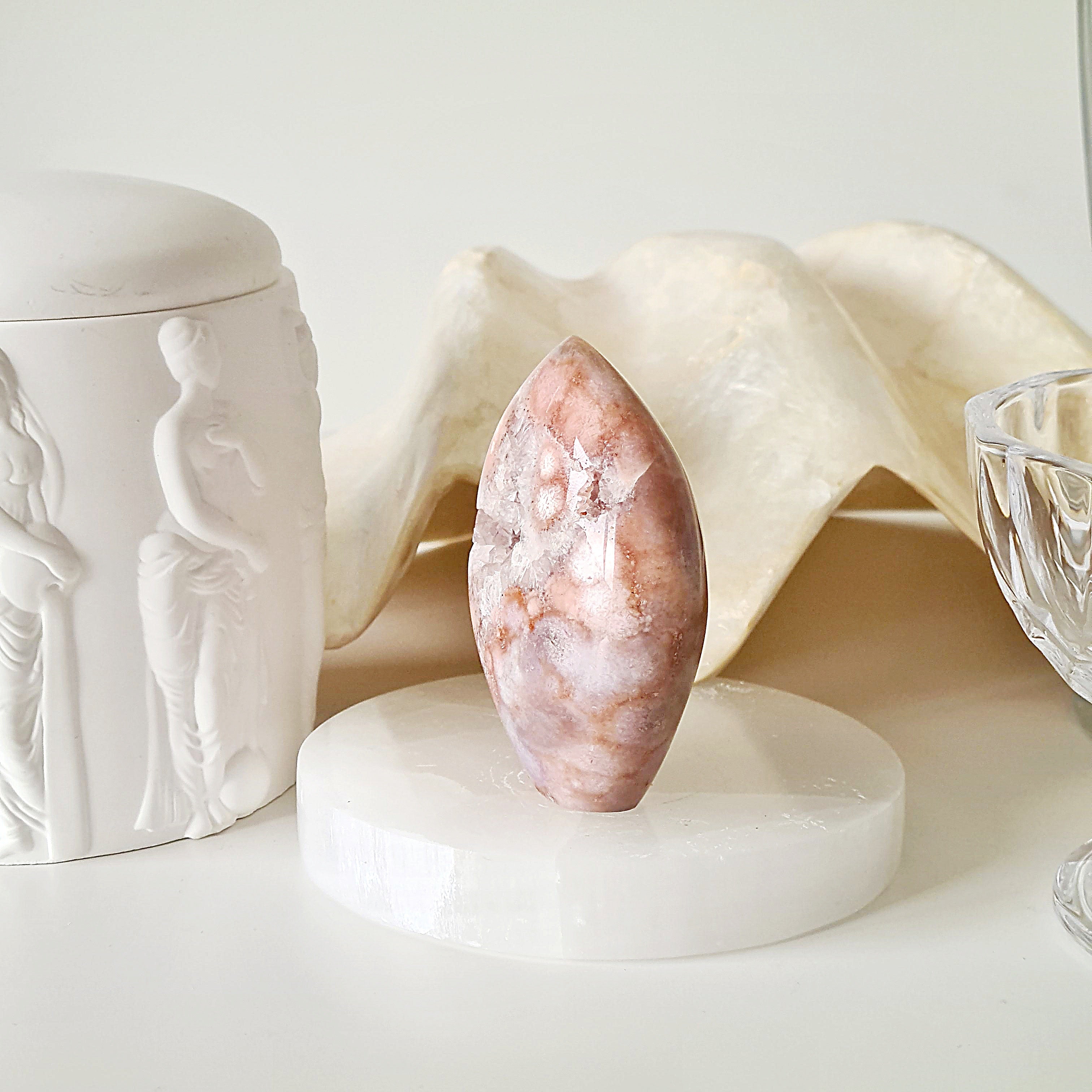 Flower Agate Pink Amethyst | F | 178 g