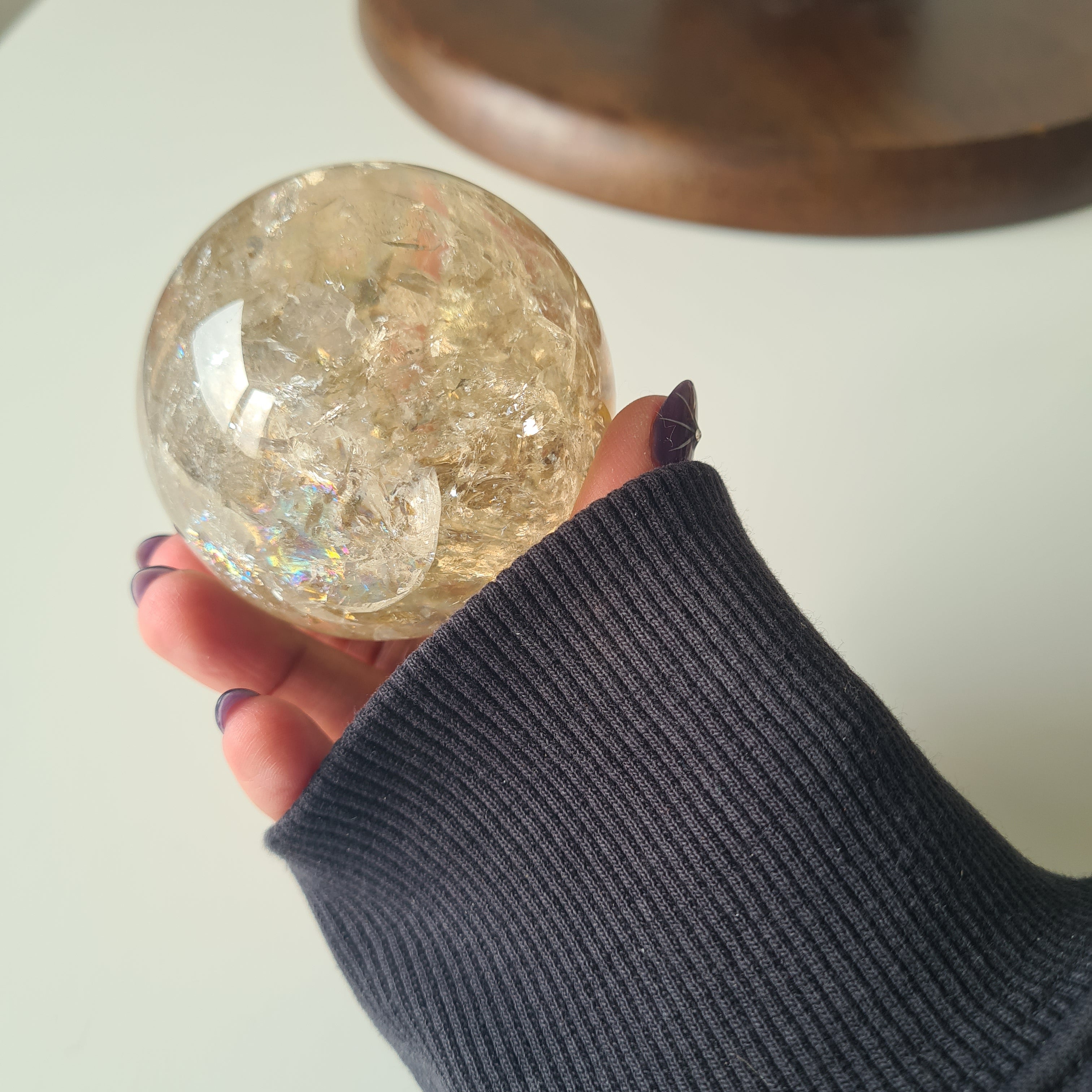 Citrine Sphere | C | 392 g | 6 cm
