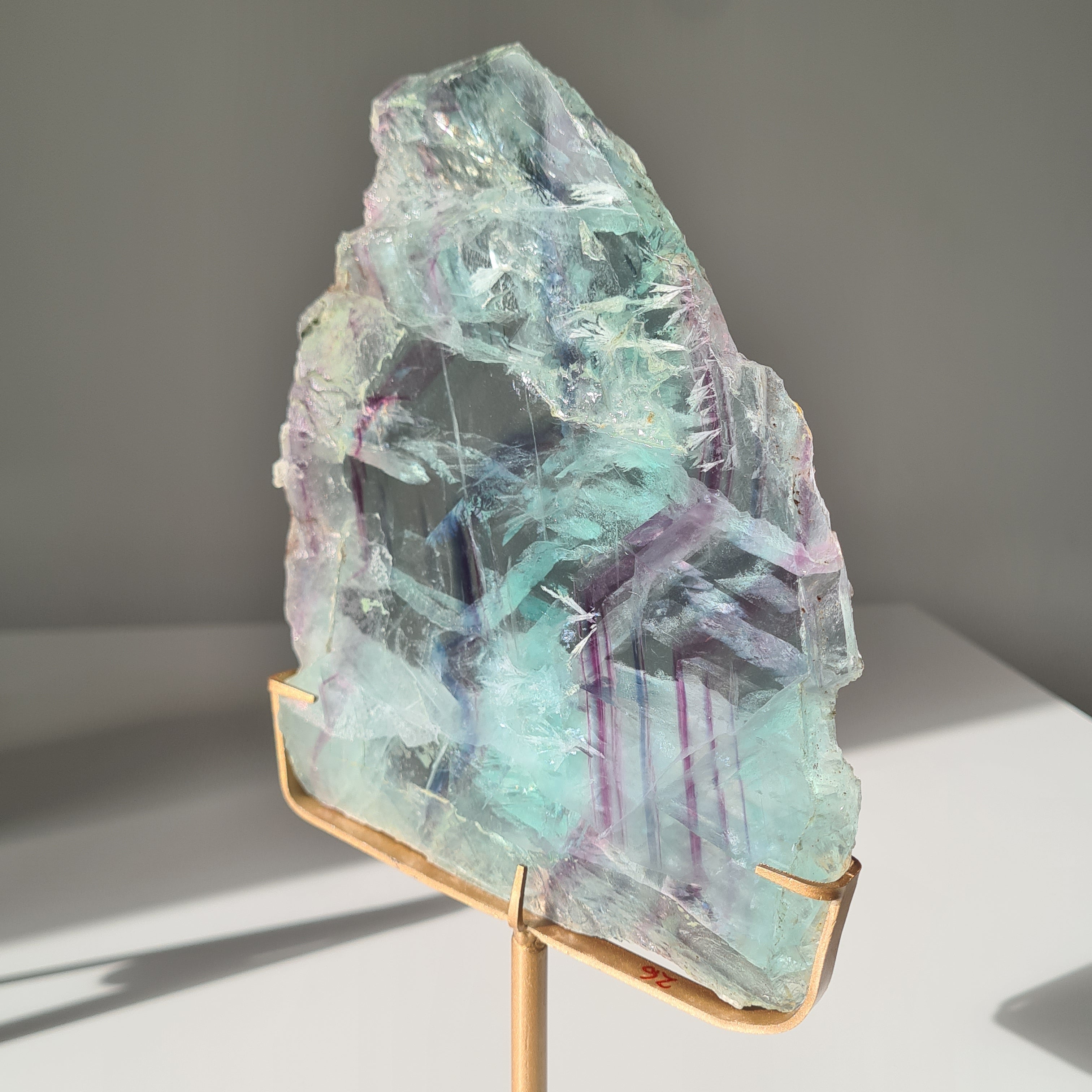 Fluorite Dream Portal On Custom Stand | 28 cm tall with stand