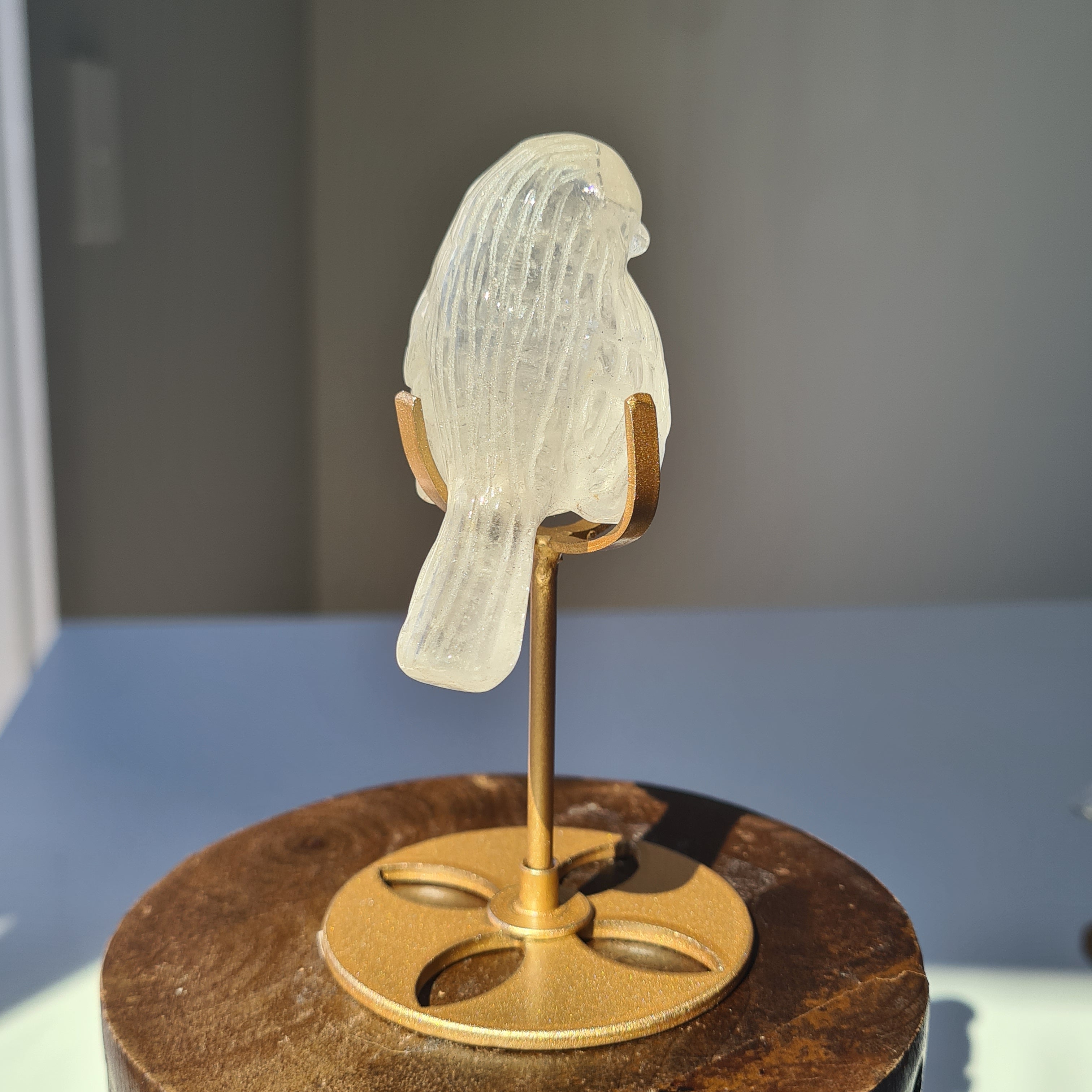 Quartz Bird 🐦 On Stand | Appx 6.5 cm