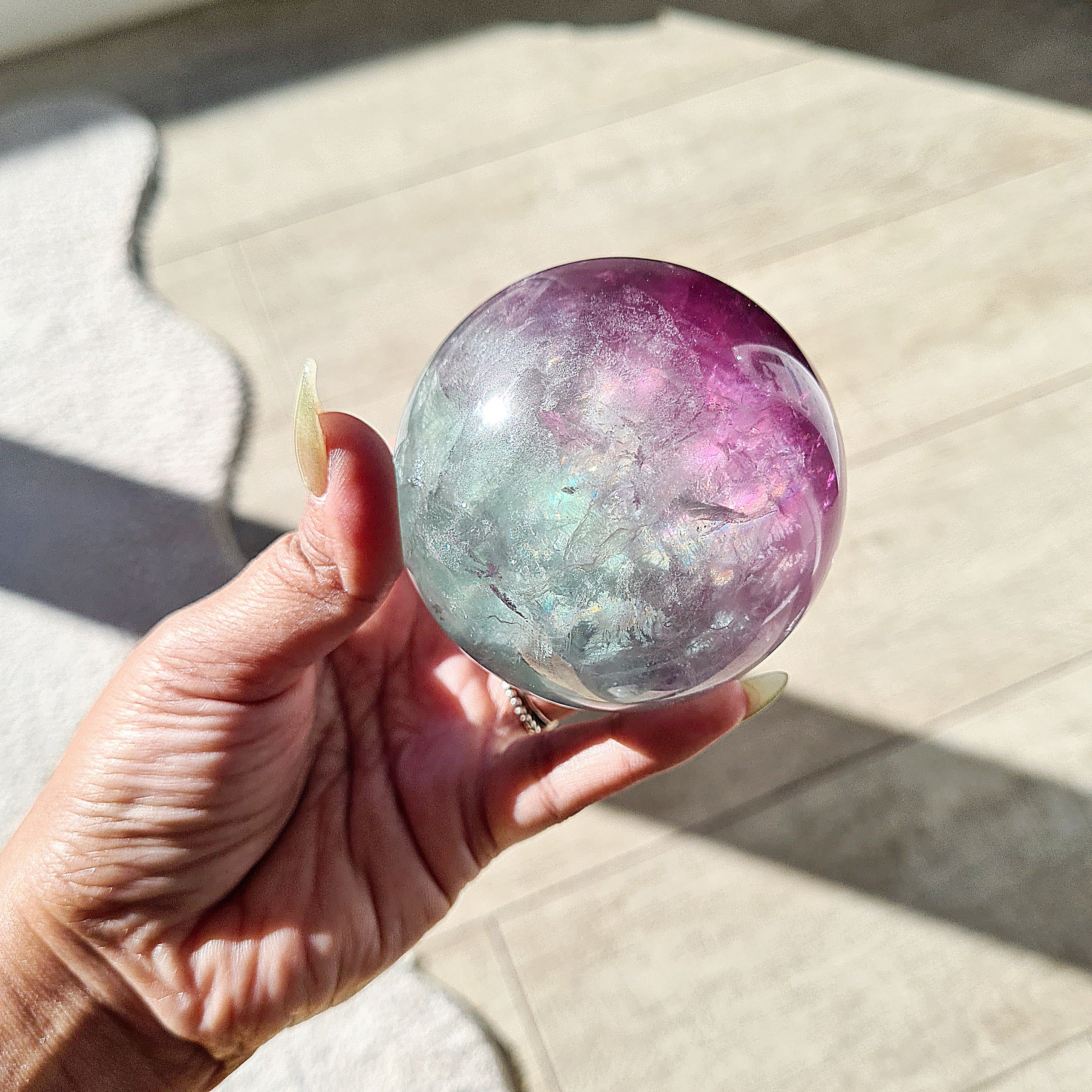 Mermaid & Siren | Fluorite with Stand | 564 g