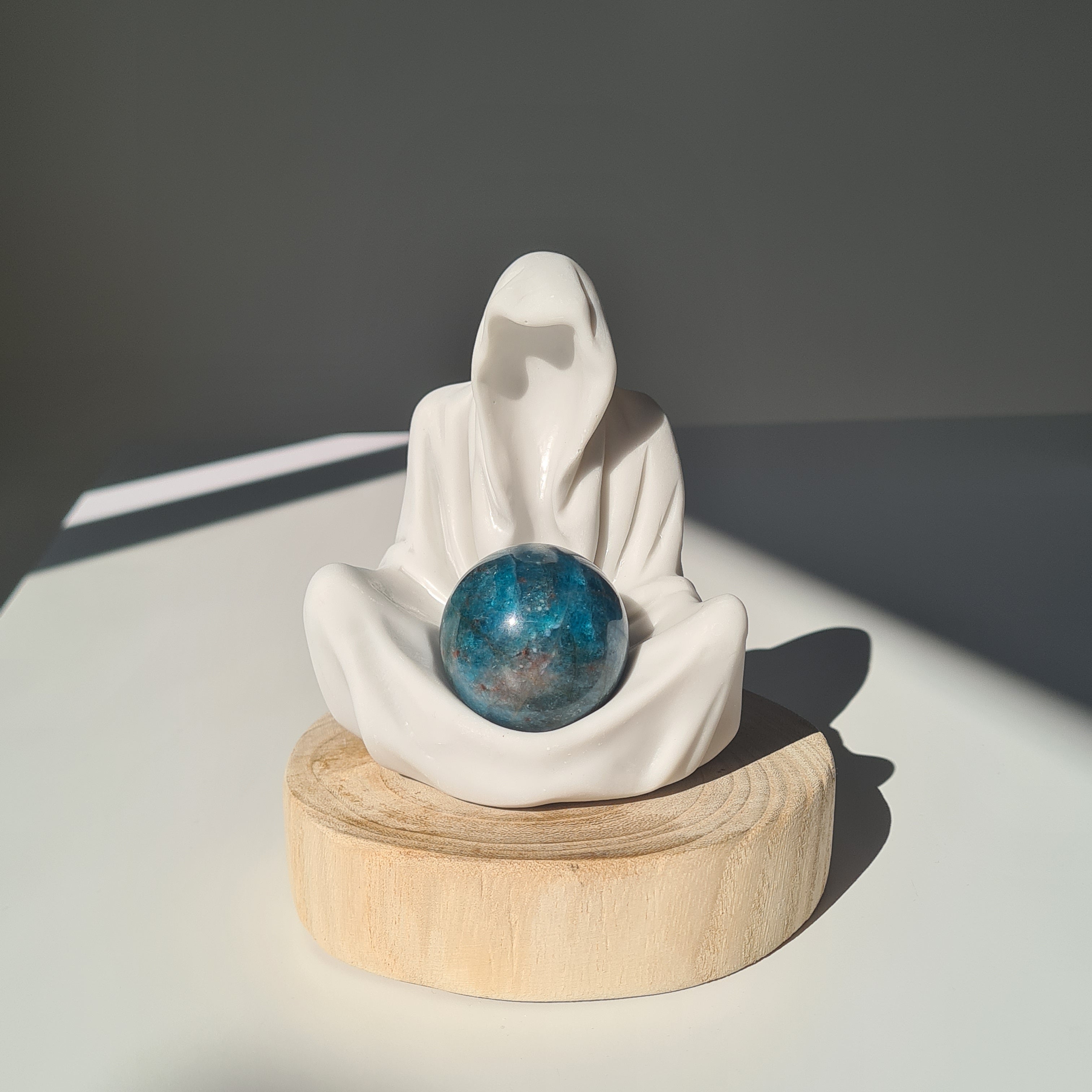 Gate Keeper with Blue Apatite Sphere