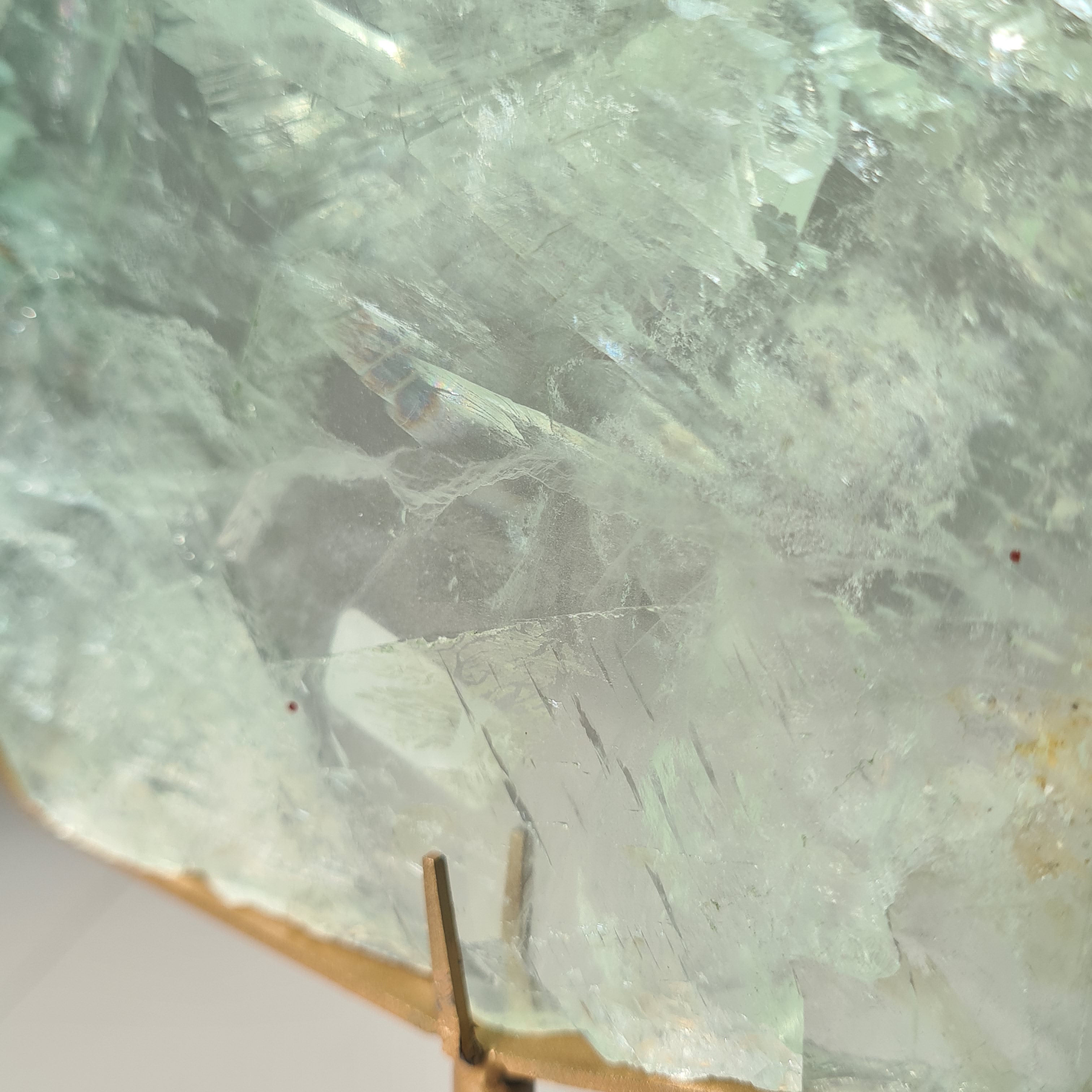 Frozen Lake of Dreams Fluorite Portal on Stand | 37.5 cm with stand