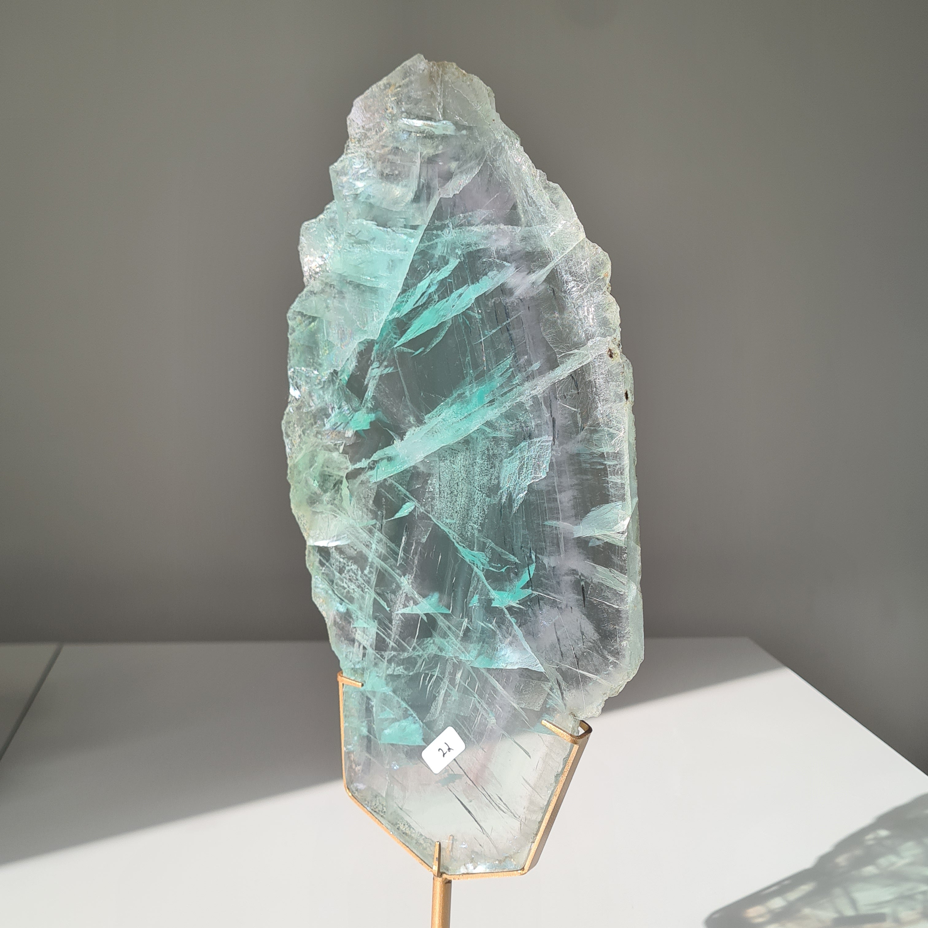 Fluorite Dream Portal On Custom Stand | 40.5 cm tall with stand