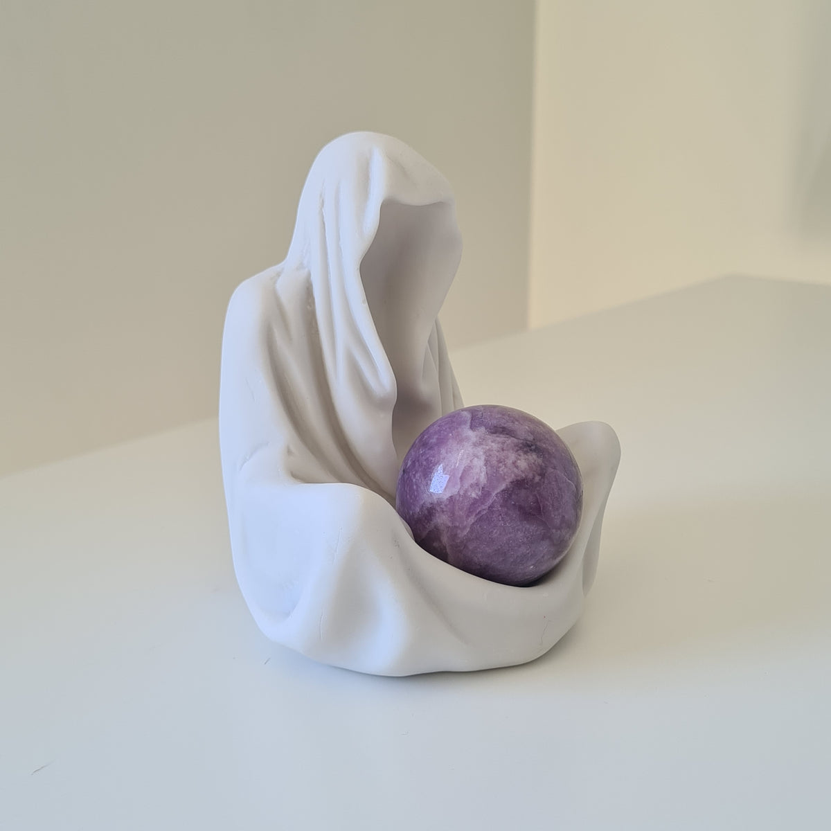 Gate Keeper with Lepidolite Sphere