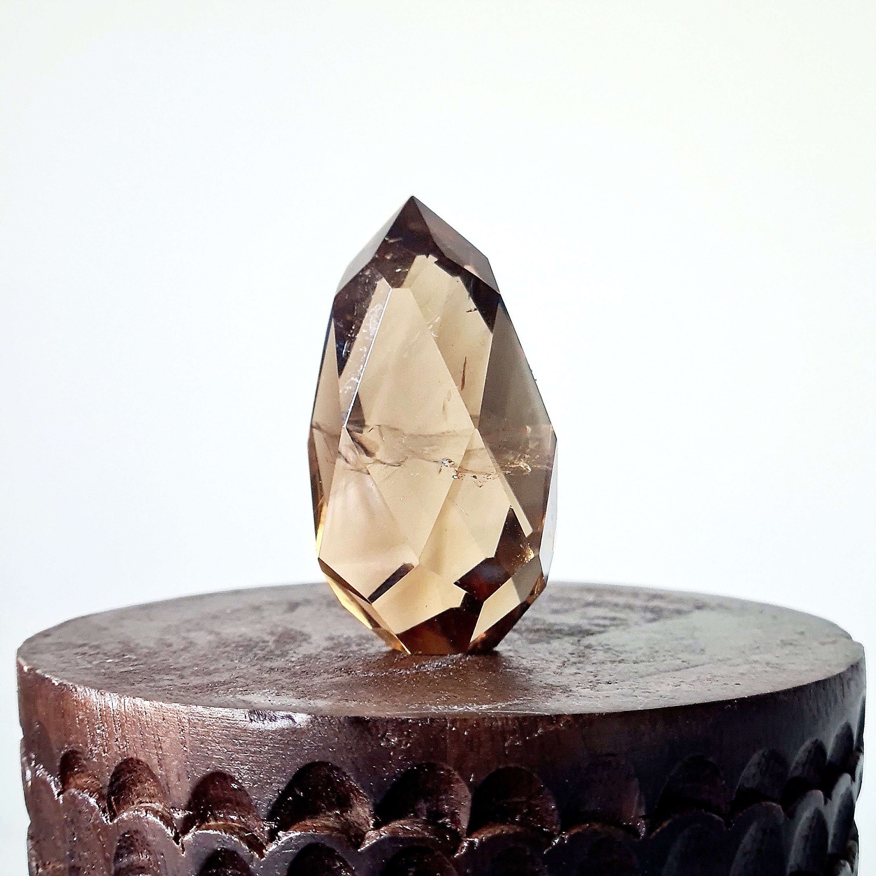 Faceted Smokey Quartz  | C