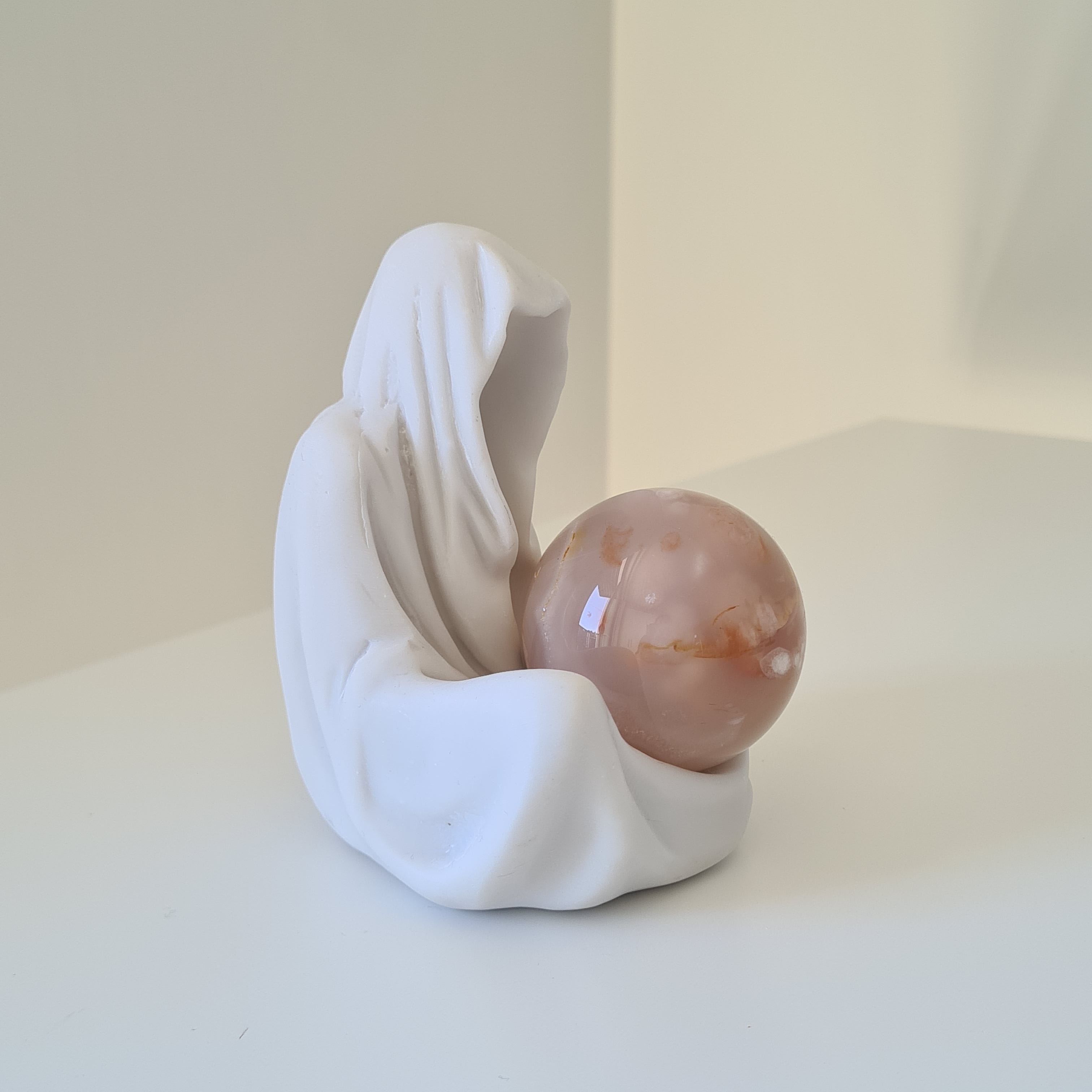 Gate Keeper with Flower Agate