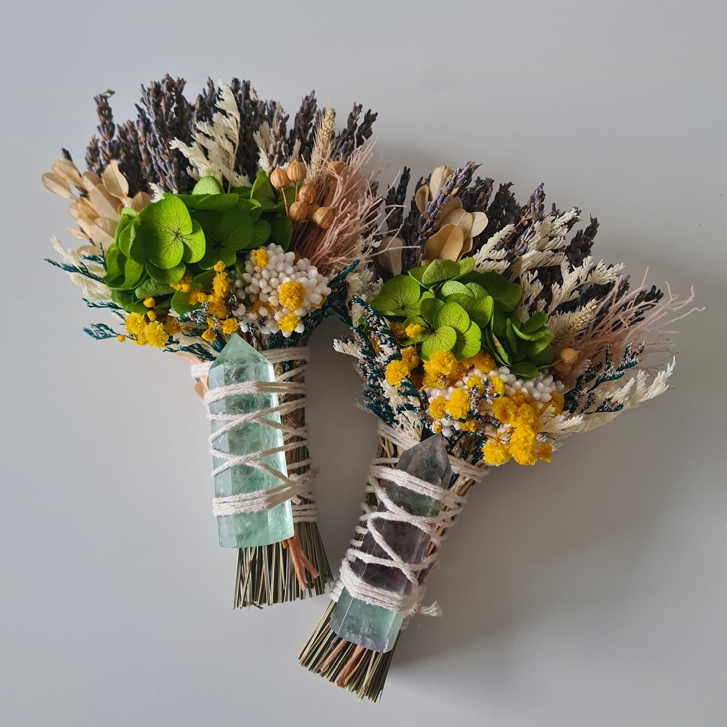 Fresh Energy | Fluorite Flower Wand | 1 Piece