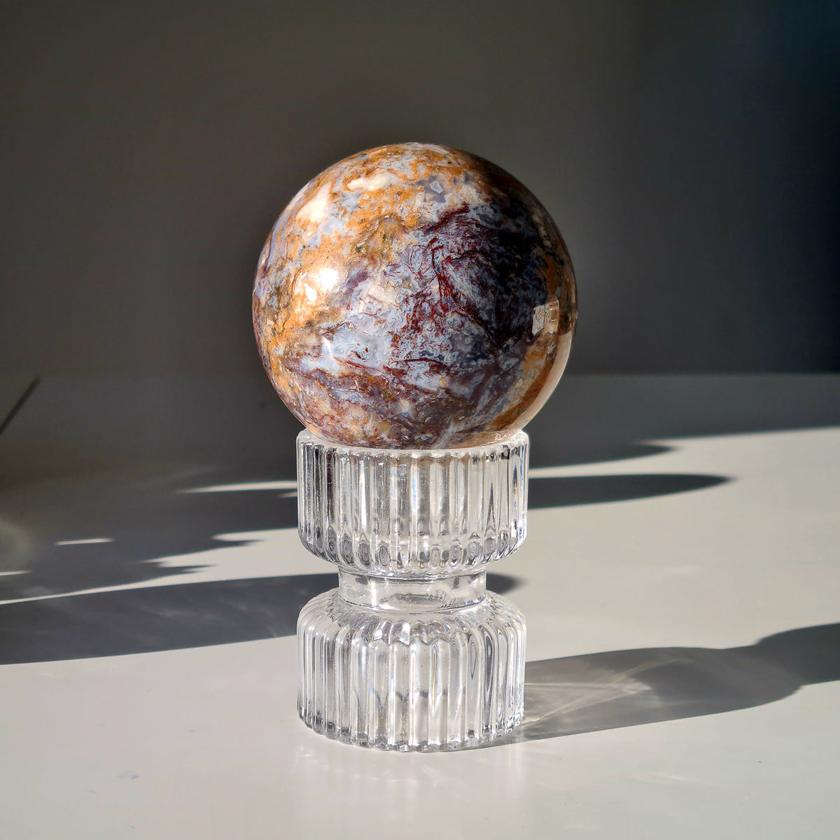 Pietersite Sphere On Stand | B
