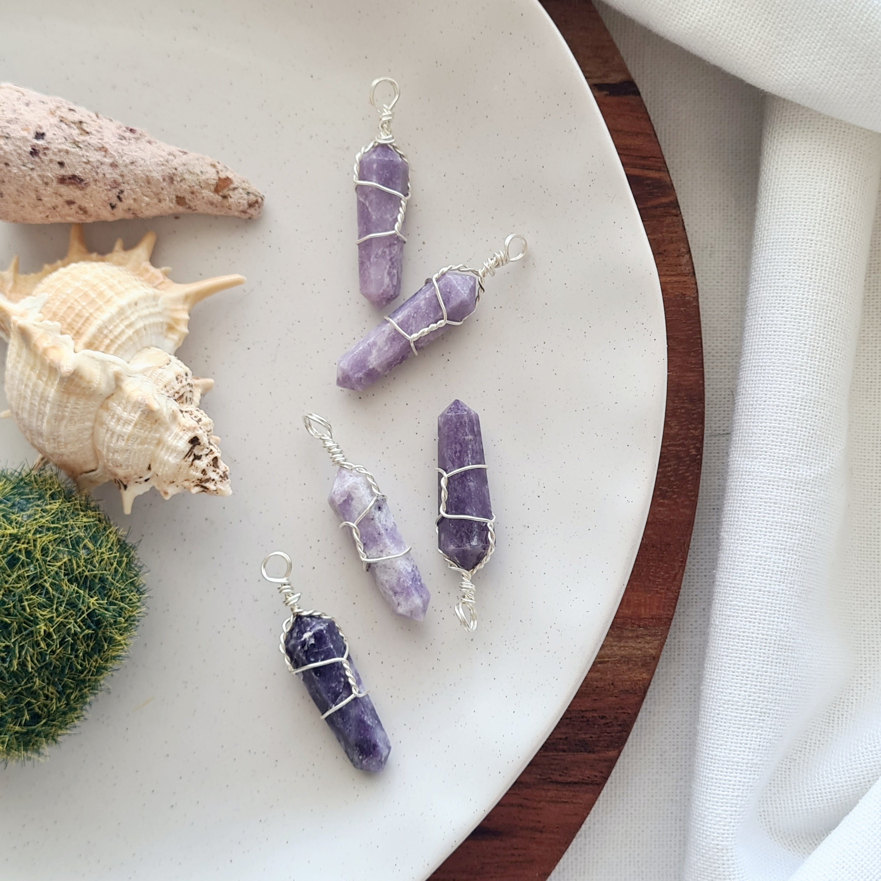 Lepidolite Pendant | 1 Piece