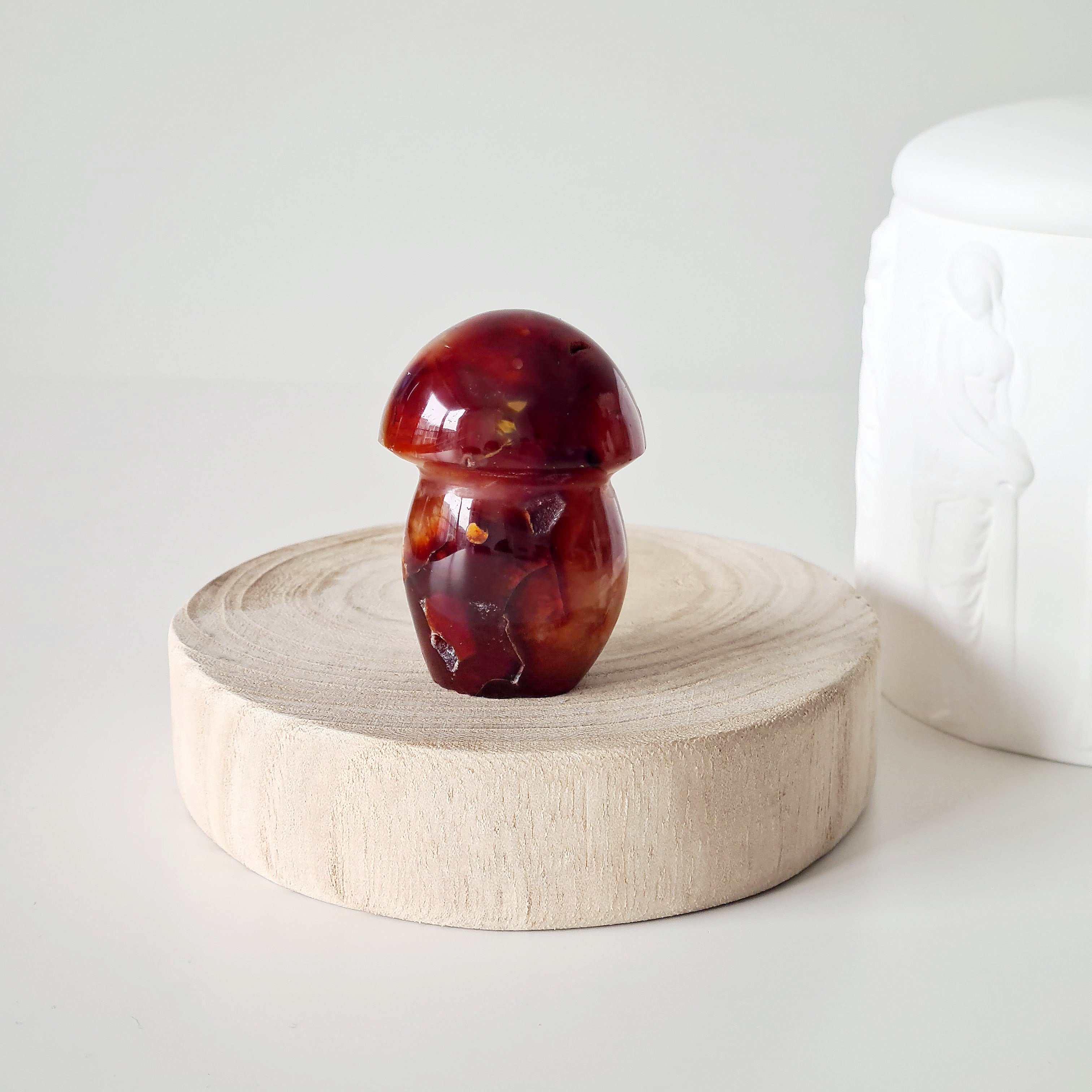Carnelian Mushroom 🍄 | Forest Fae Collection | 97 g