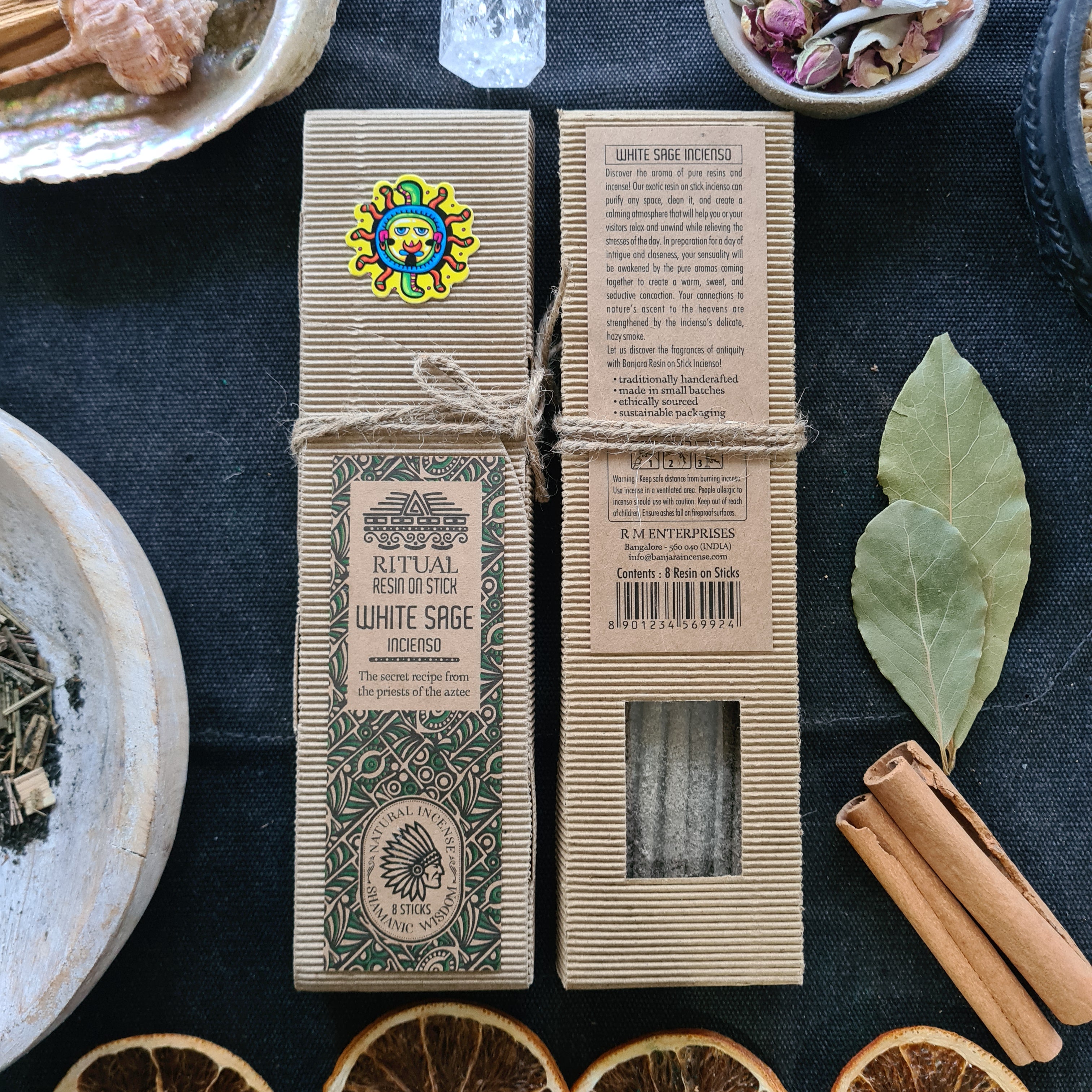 SHAMANIC WISDOM INCENSE - White Sage | Banish Negative Energy