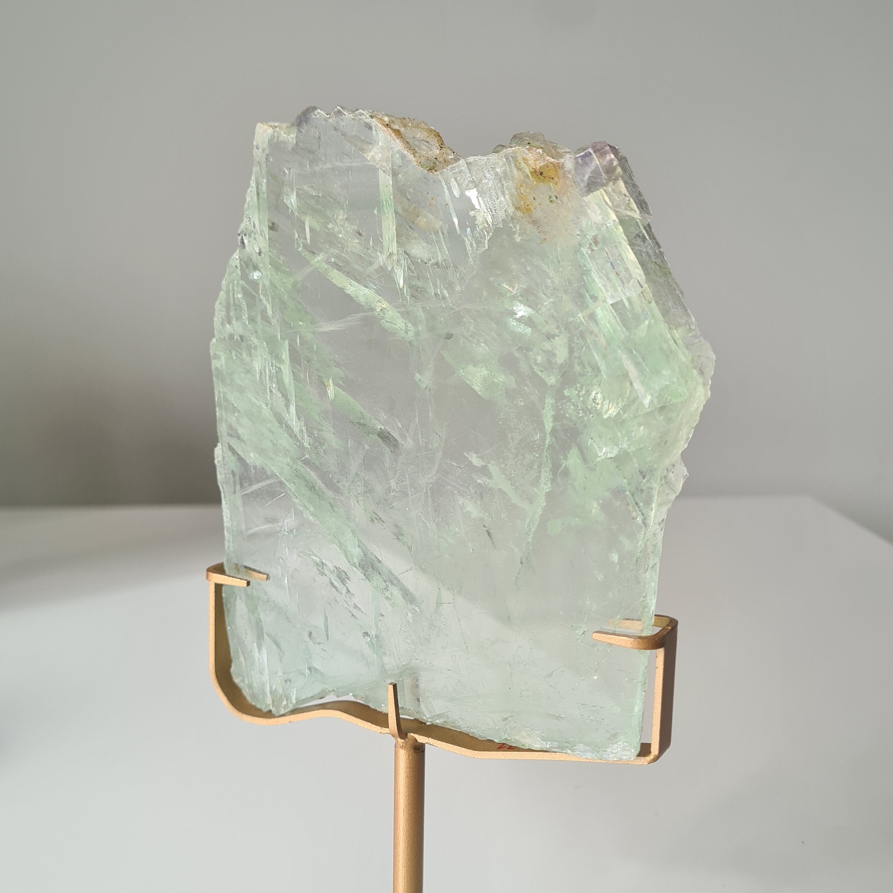 Frozen Lake of Dreams Fluorite Portal on Stand | 24 cm with stand