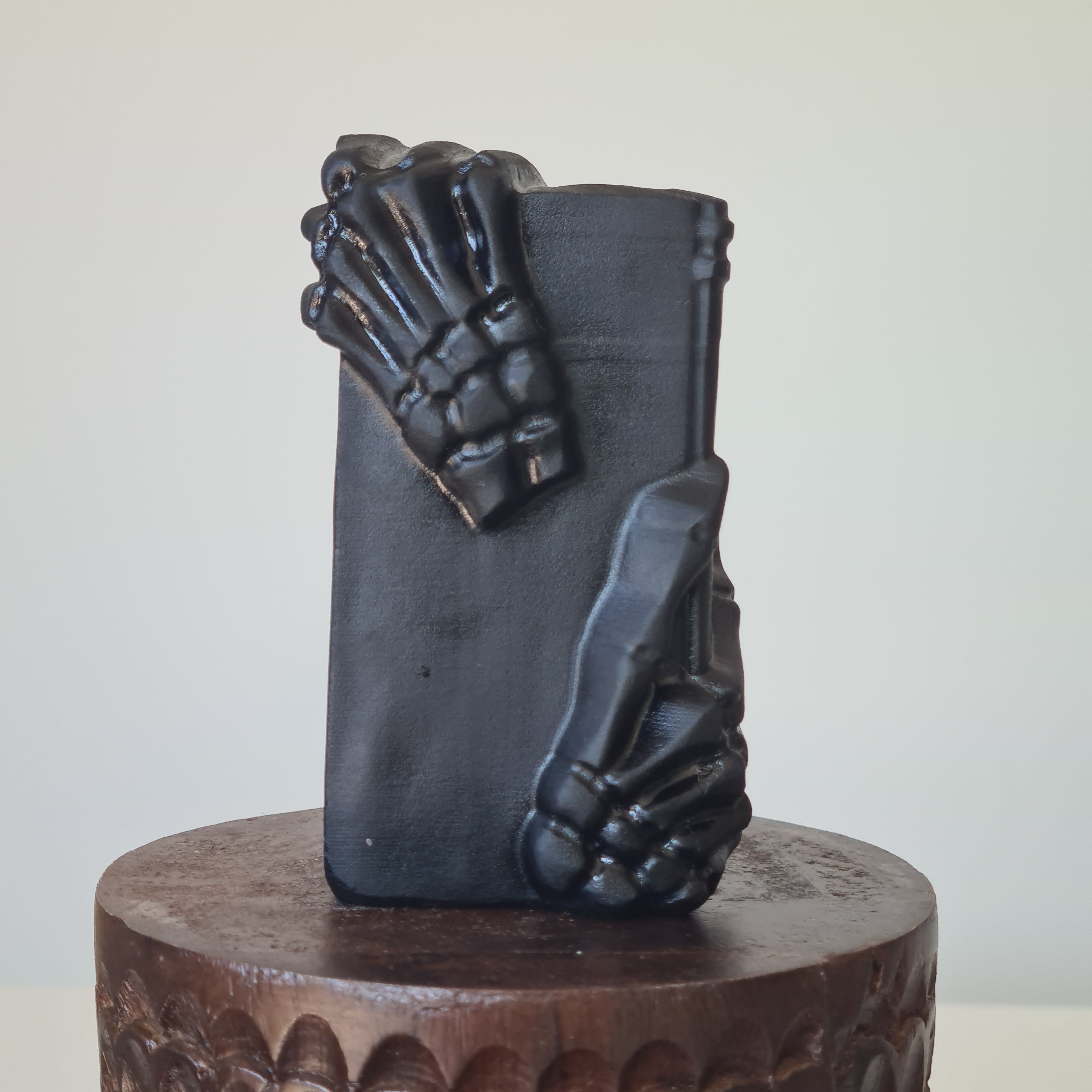 Black Obsidian | Spell Book Carving | A