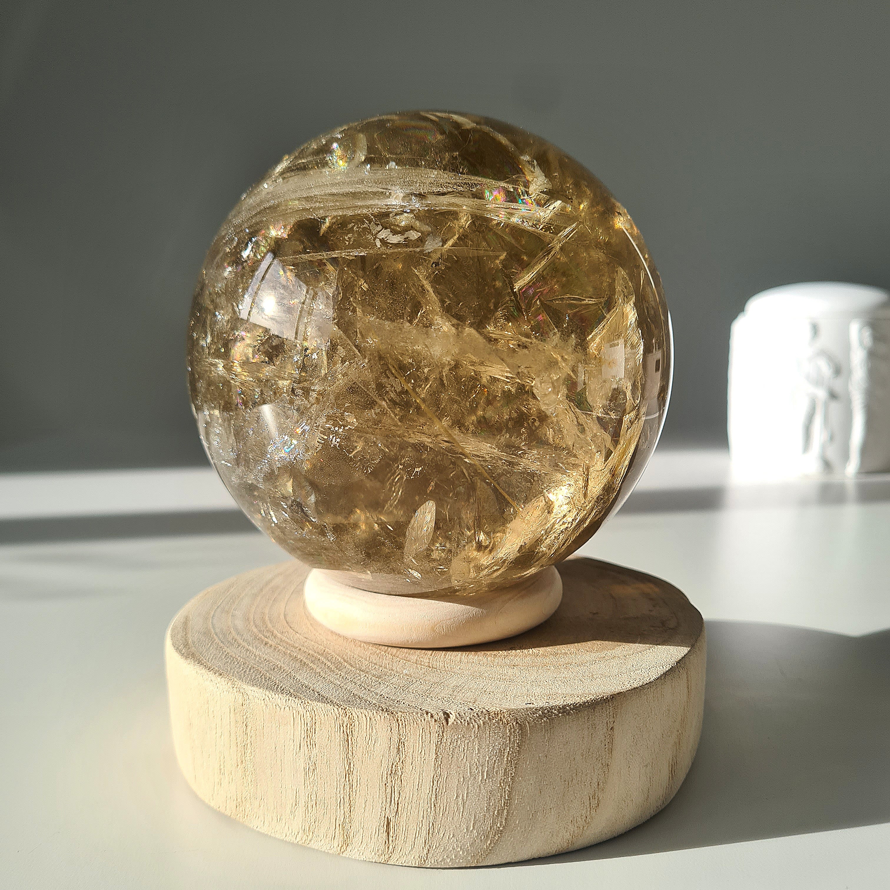 Citrine Sphere | Abundance, Forture & Joy | A Collector’s Piece | 1.5 kg
