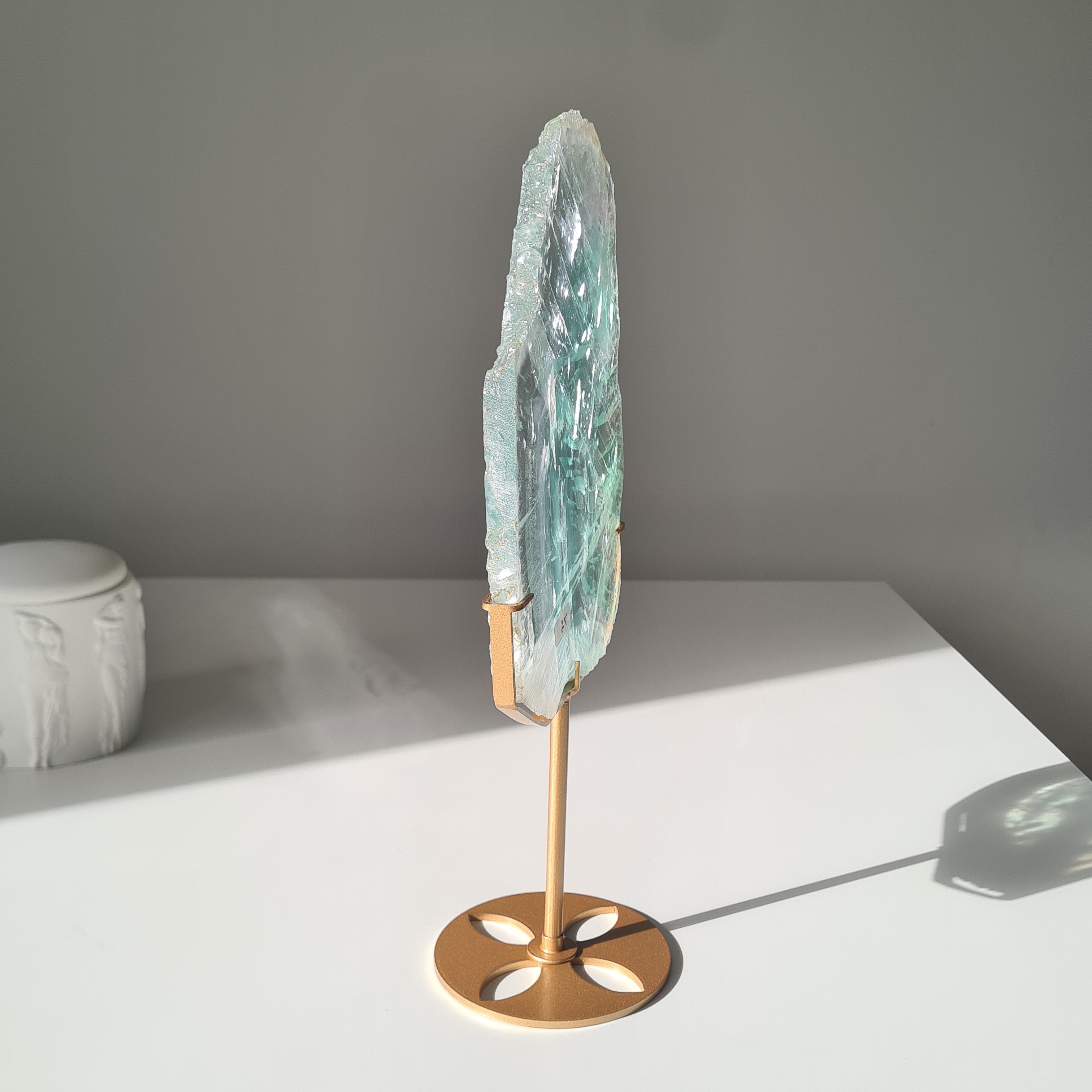 Fluorite Dream Portal On Custom Stand | 33 cm tall with stand