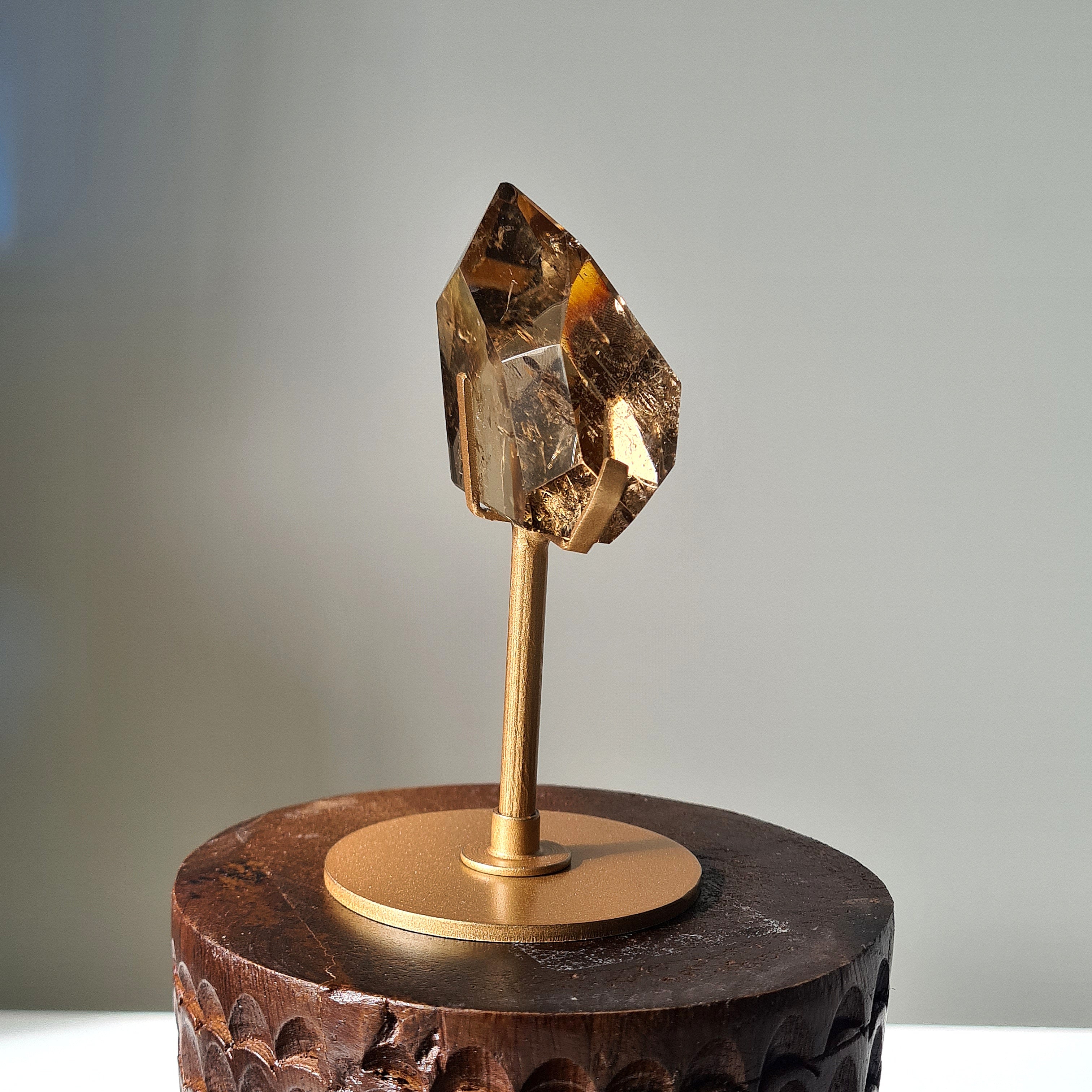 Citrine Free Form on custom stand | A