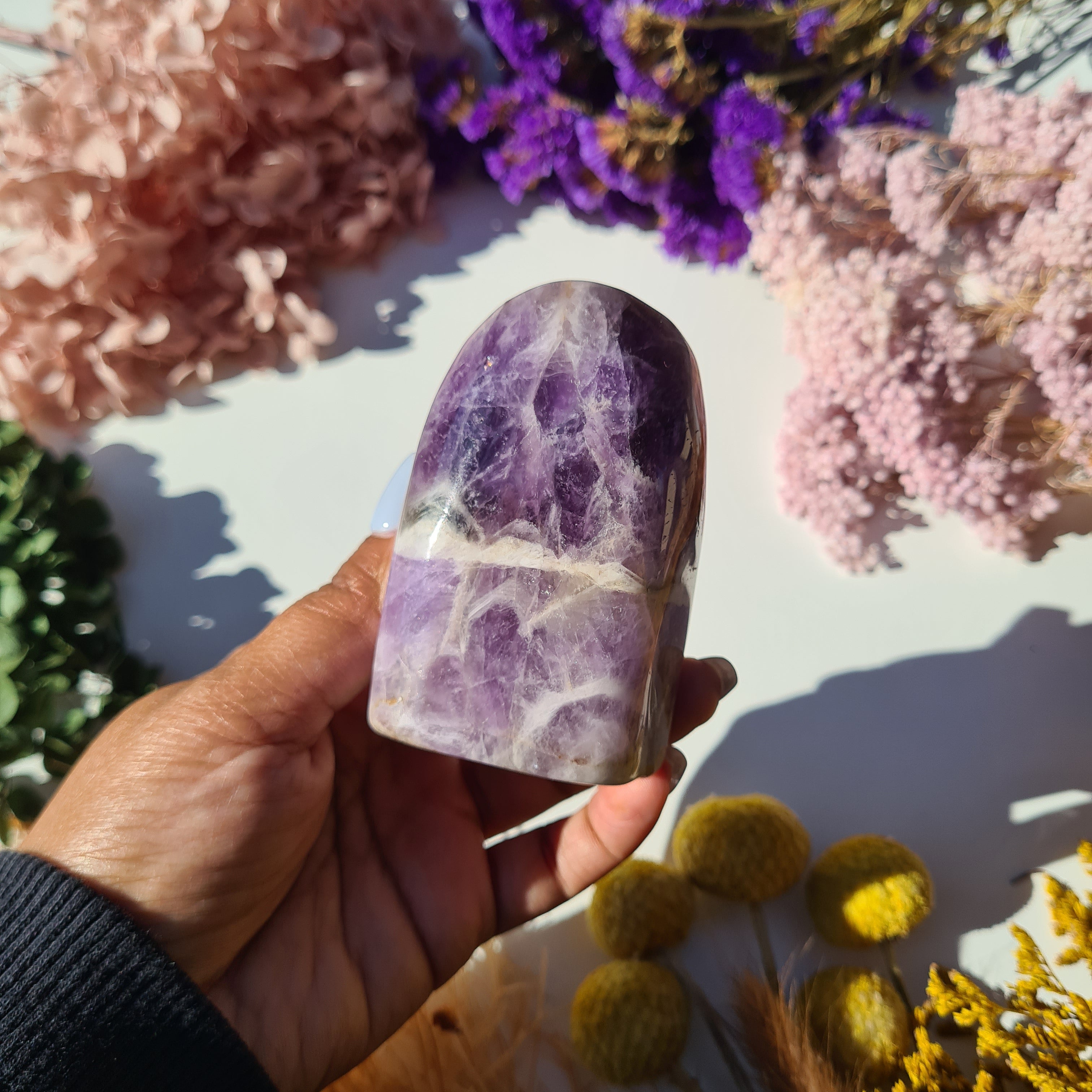 Chevron Amethyst Free Form | 226 g