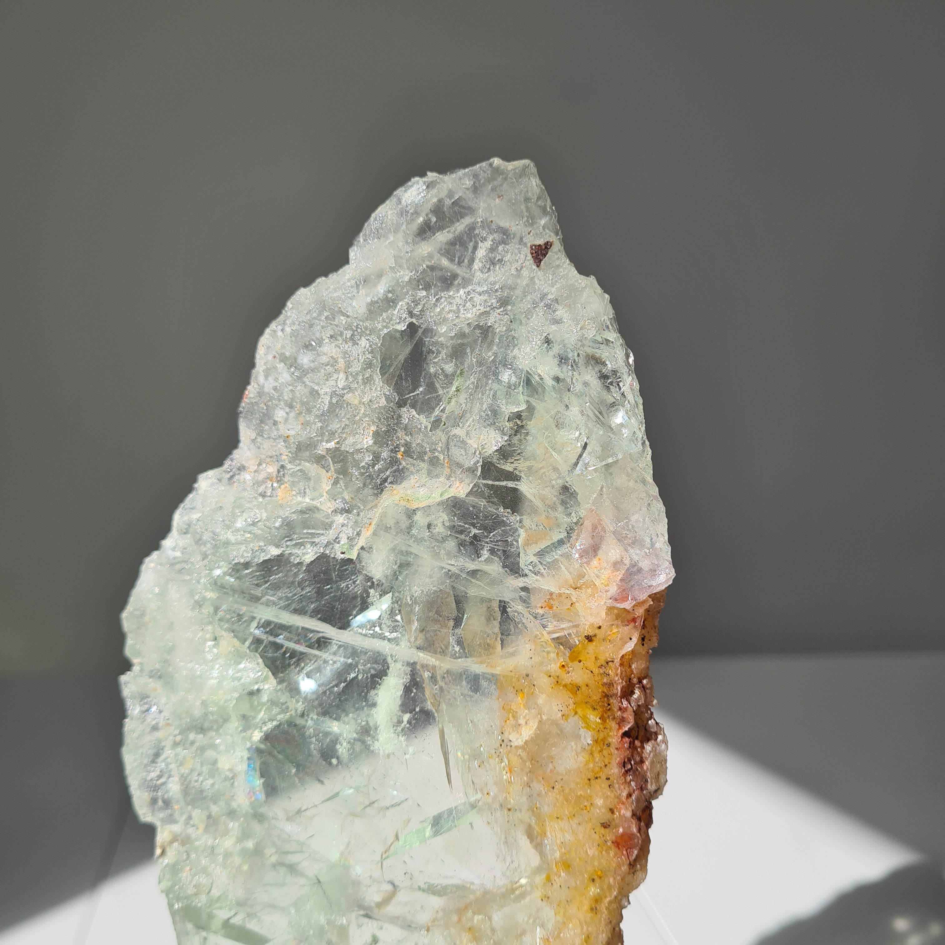 Frozen Lake of Dreams Fluorite Portal on Stand | 29.5 cm with stand