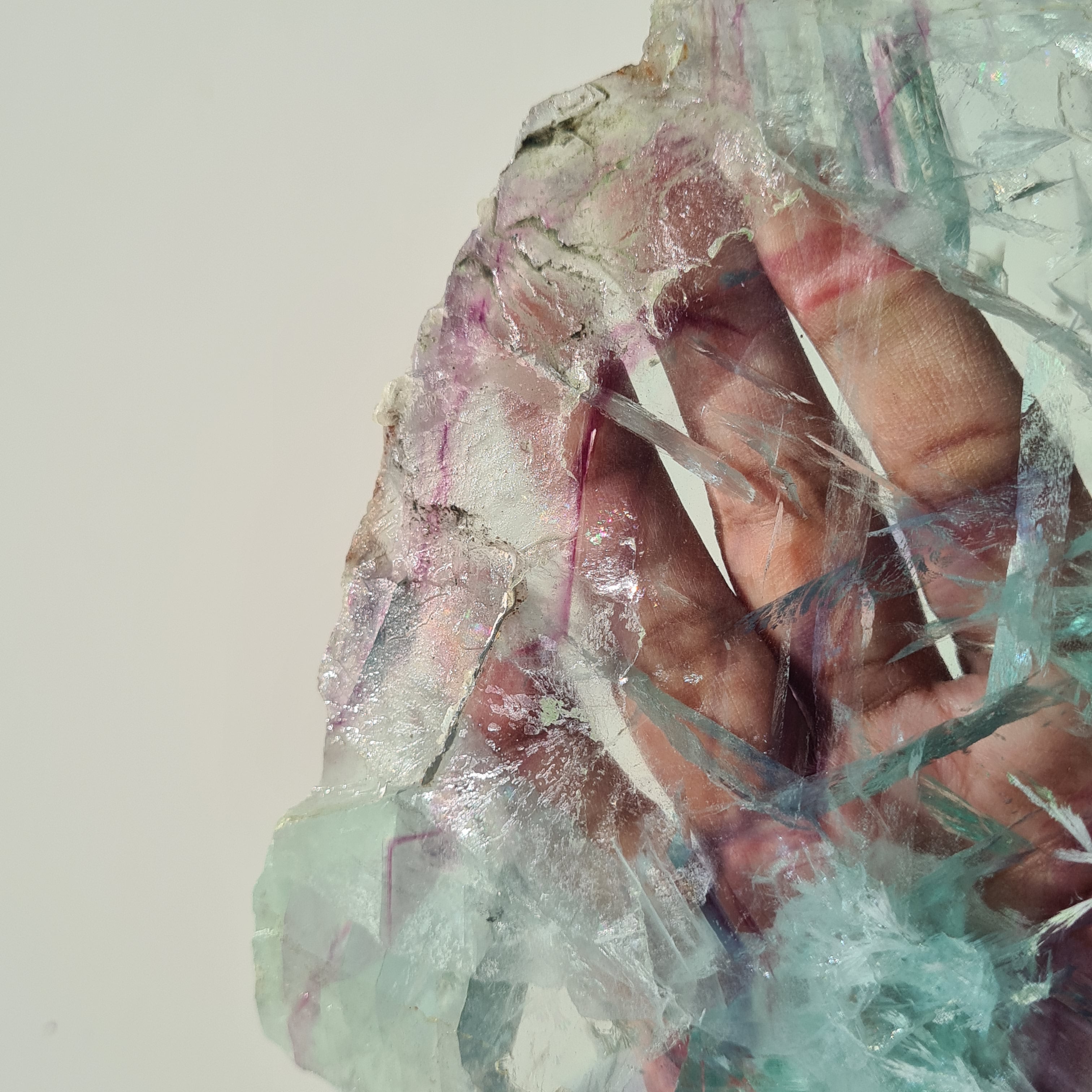 Fluorite Dream Portal On Custom Stand | 28 cm tall with stand