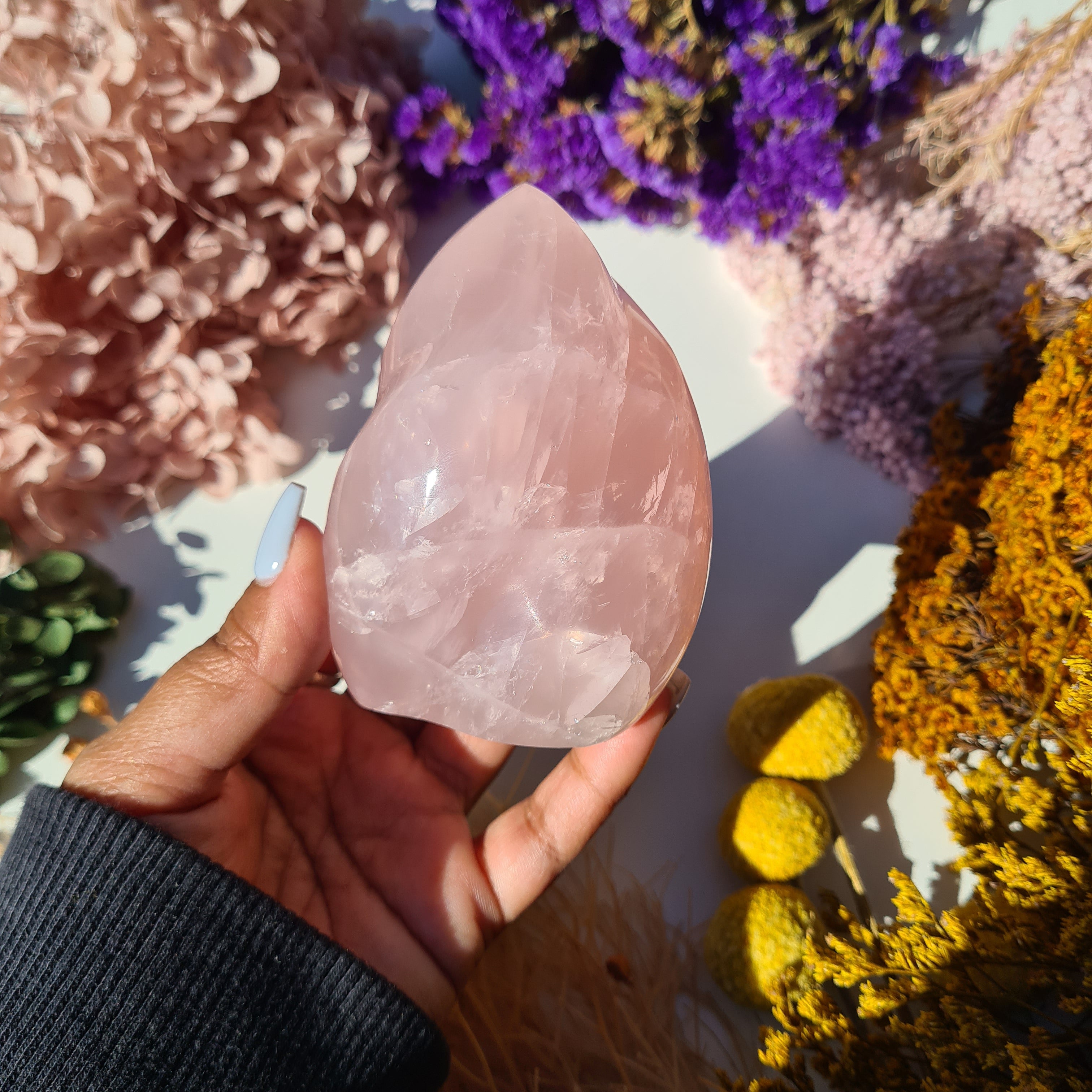 Rose Quartz Flame | 338 g