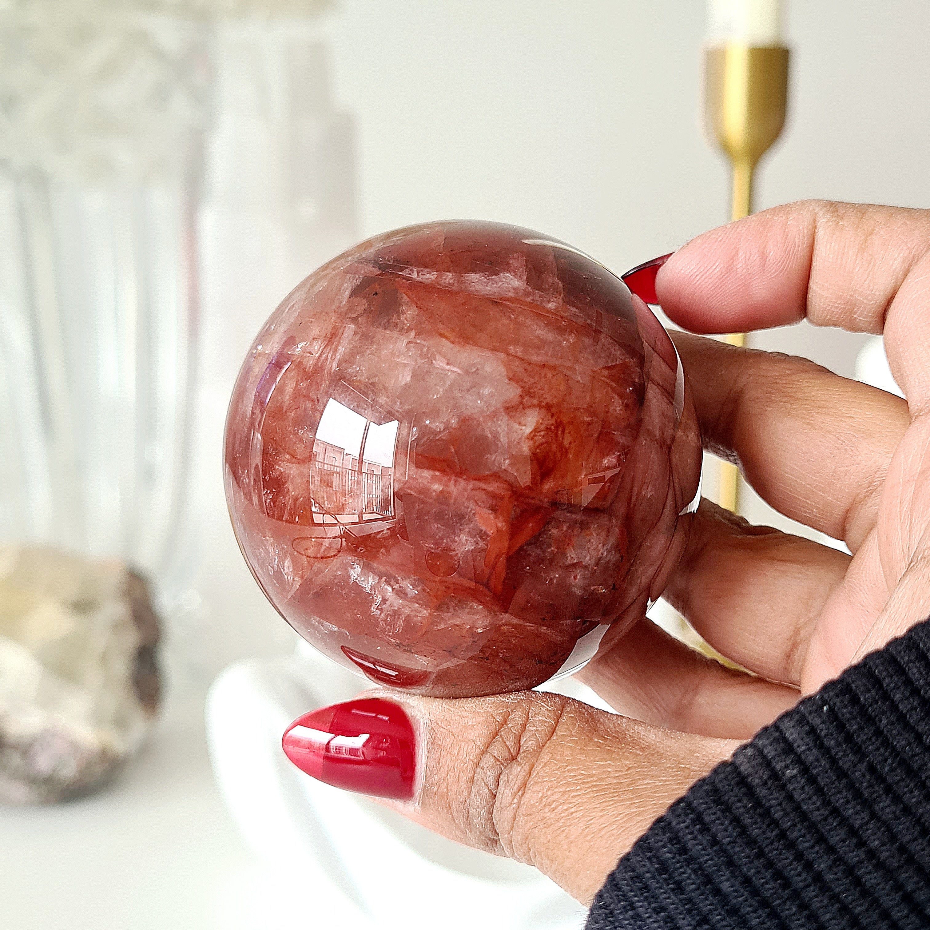 Gate keeper with Fire Quartz Sphere