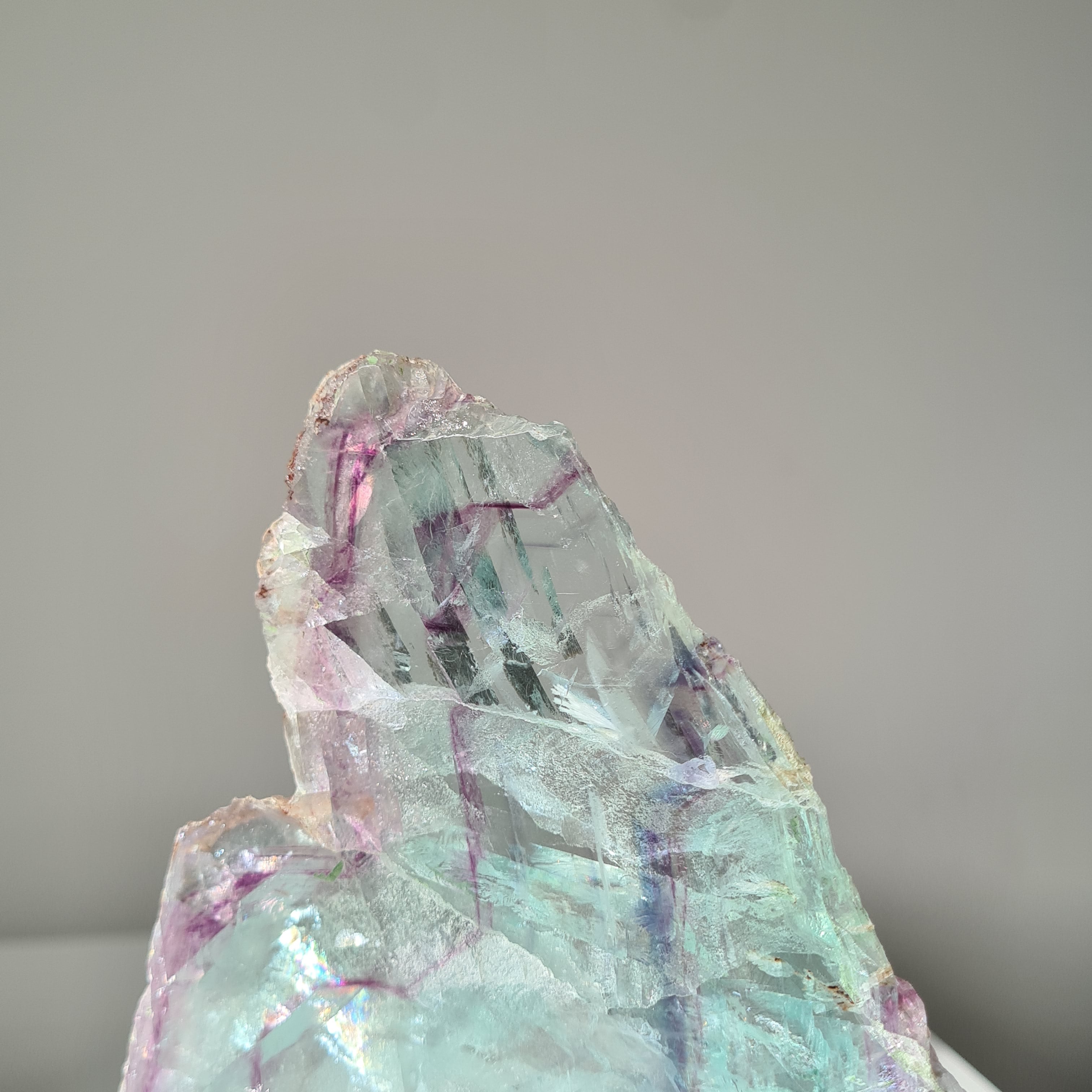 Fluorite Dream Portal On Custom Stand | 31.2 cm tall with stand
