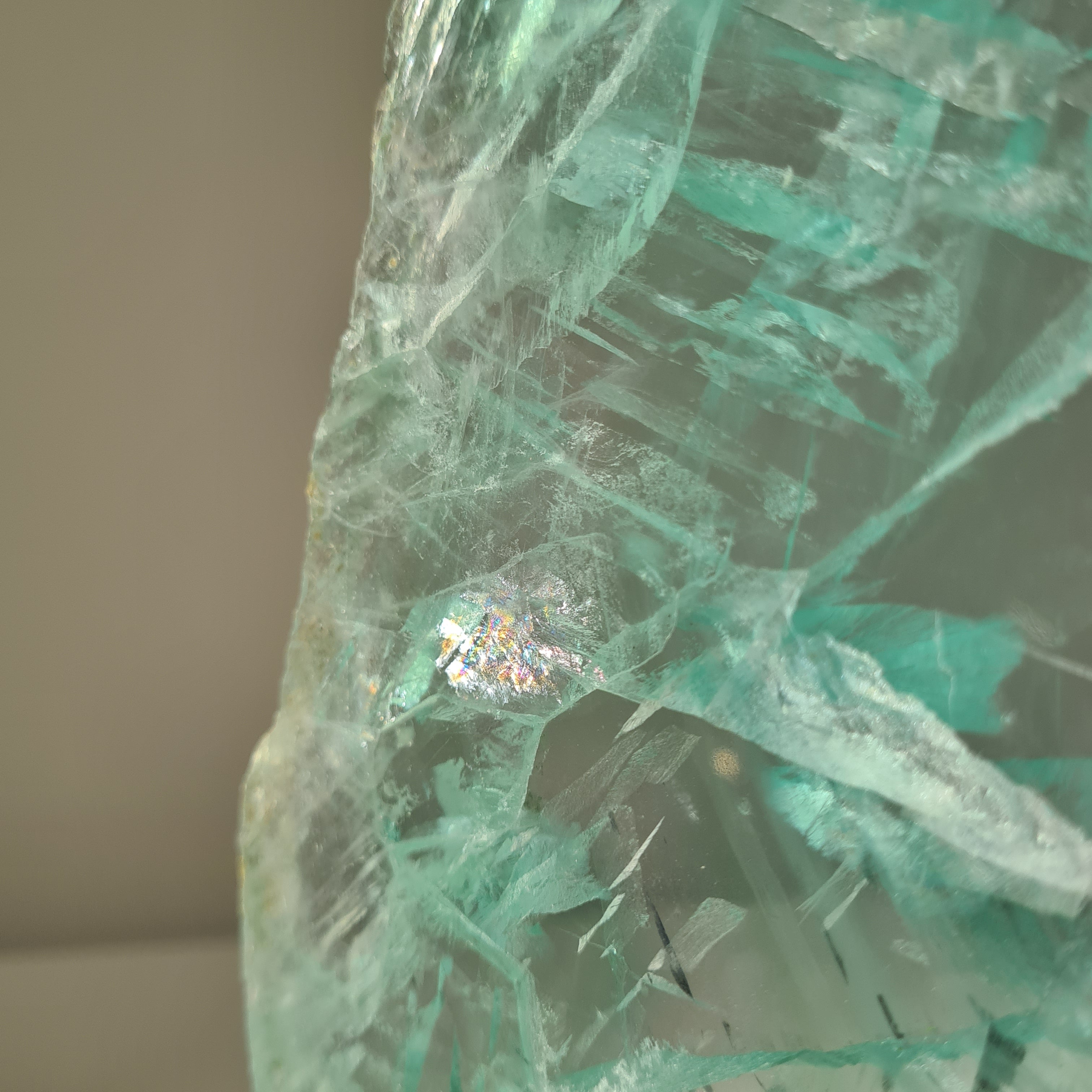 Fluorite Dream Portal On Custom Stand | 35 cm tall with stand