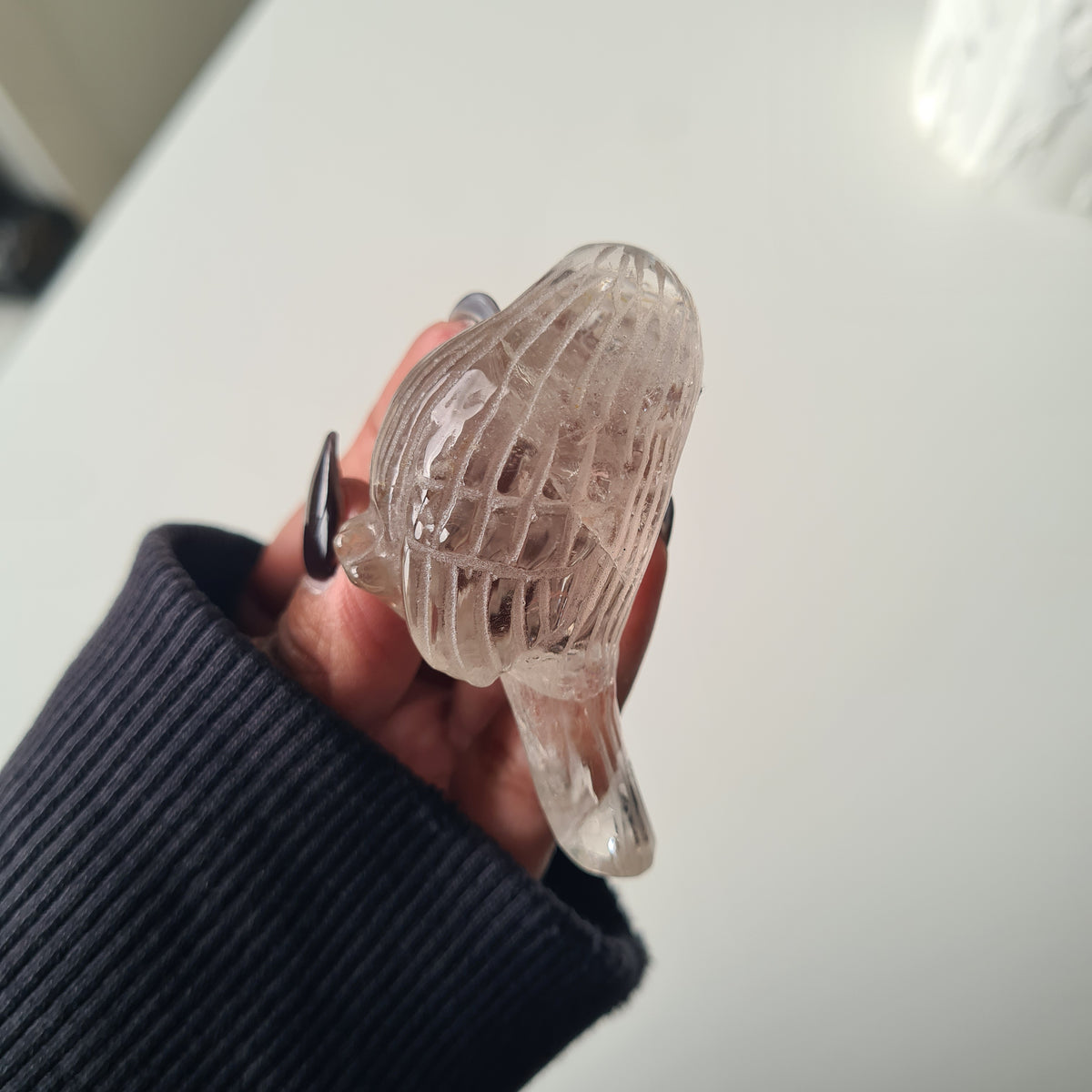 Clear quartz Crystal Bird