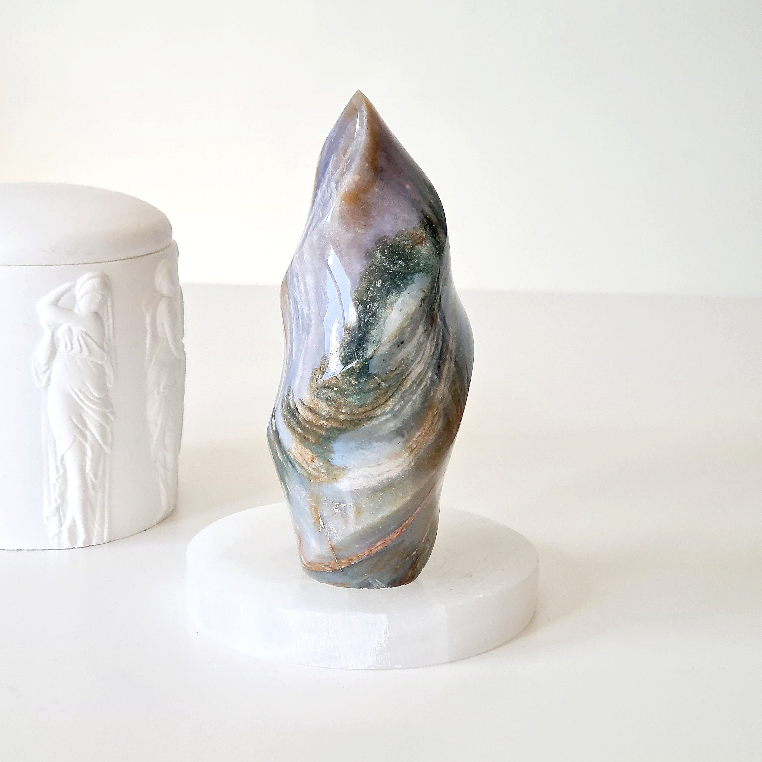 Ocean Jasper Flame | 13.3 cm tall | 618 g