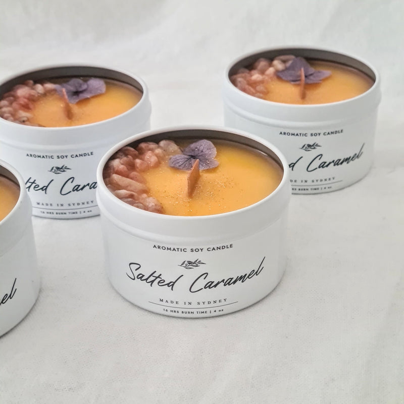Ritual Crystal Candle ~ Positive vibes