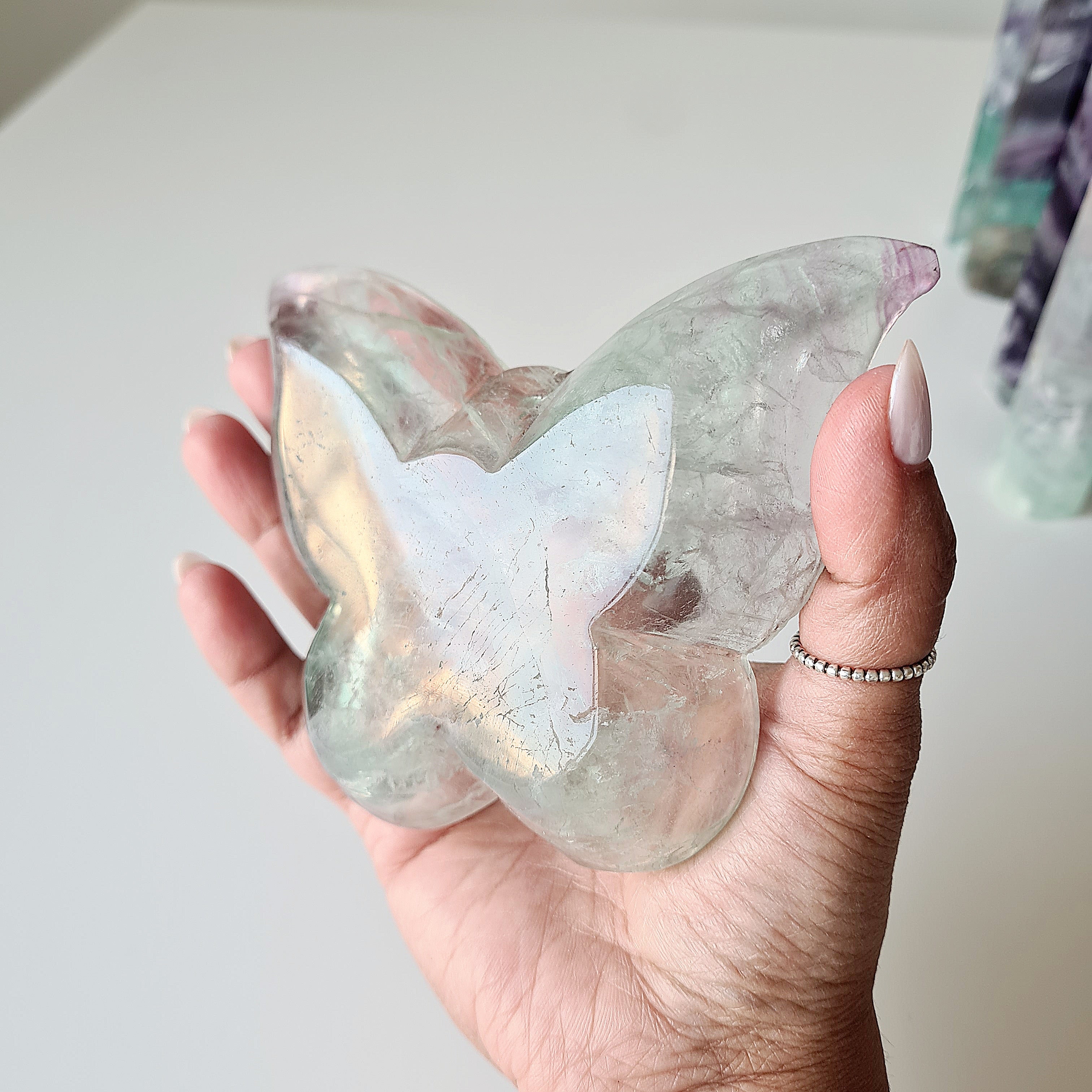 Fluorite Butterfly Bowl | B