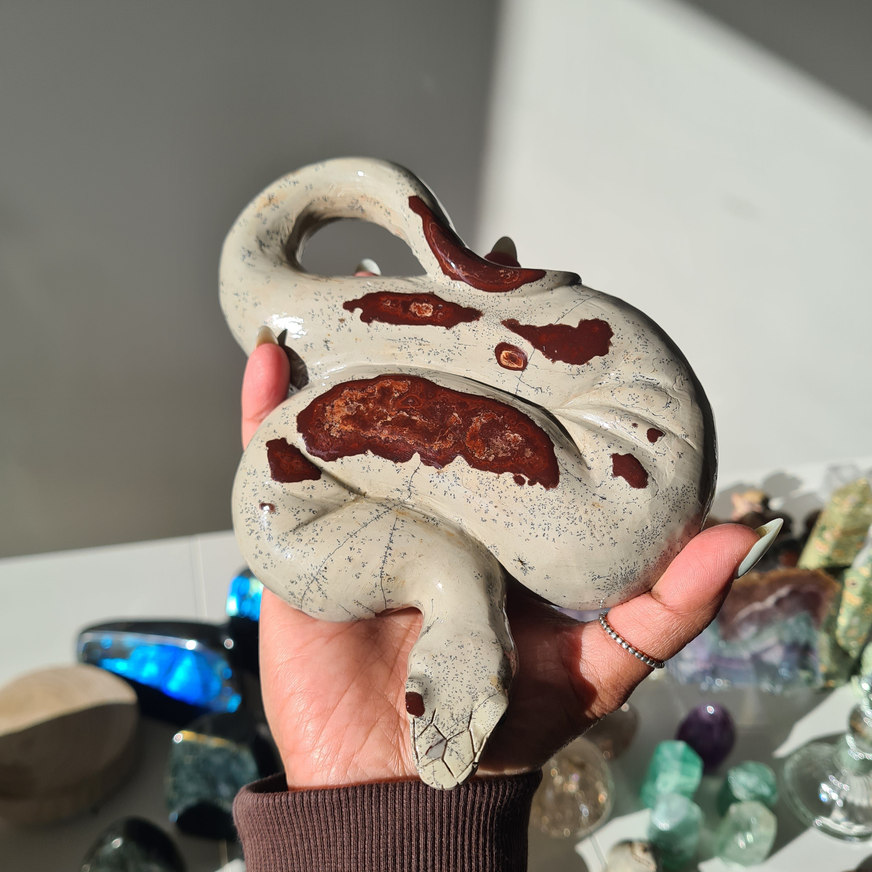 Jasper Serpent | 680 g | 17 cm