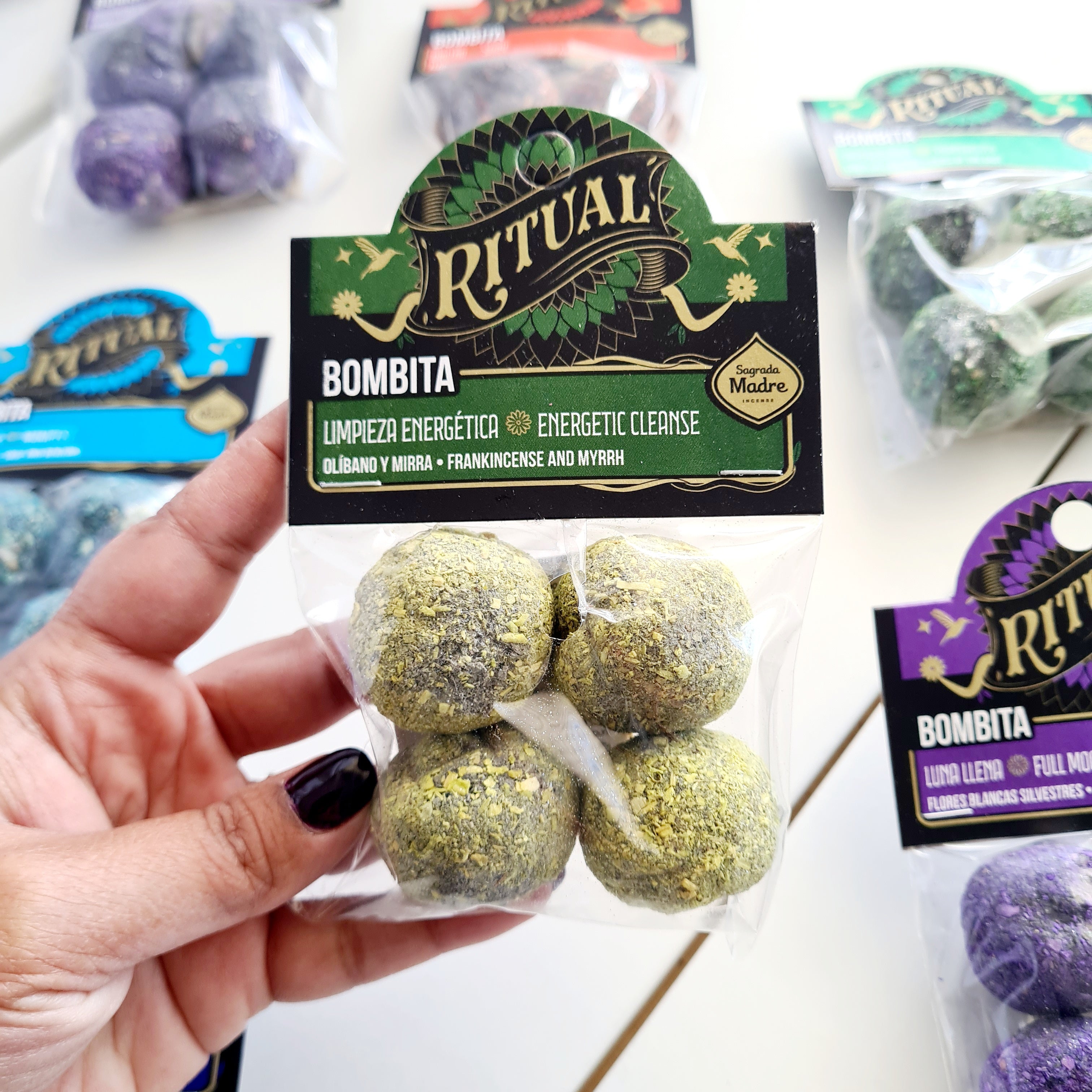 Ritual Bombita | Energetic Cleanse  | Frankincense & Myrrh | Pack of 4