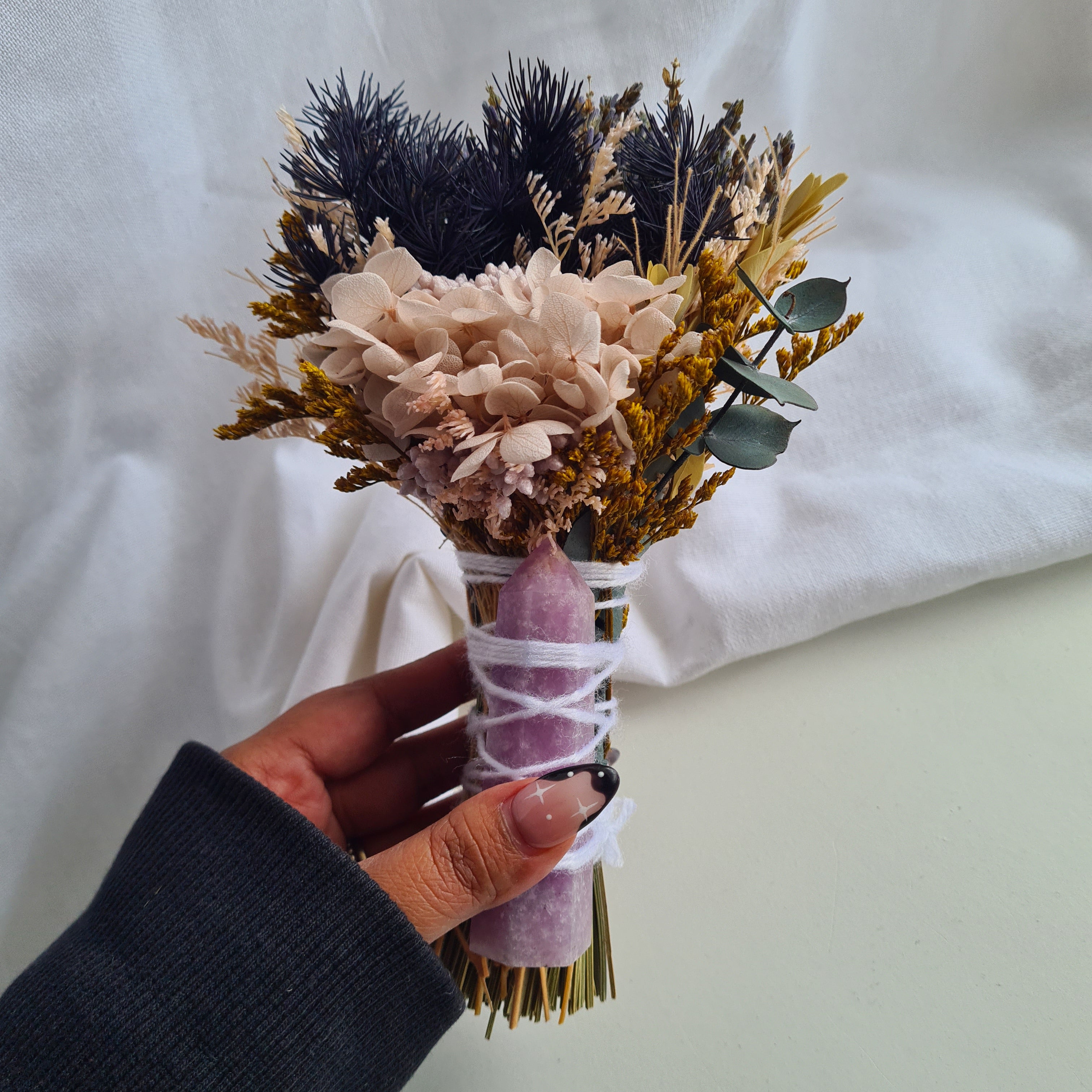 New Beginnings | Lepidolite Flower Wand | 1 piece