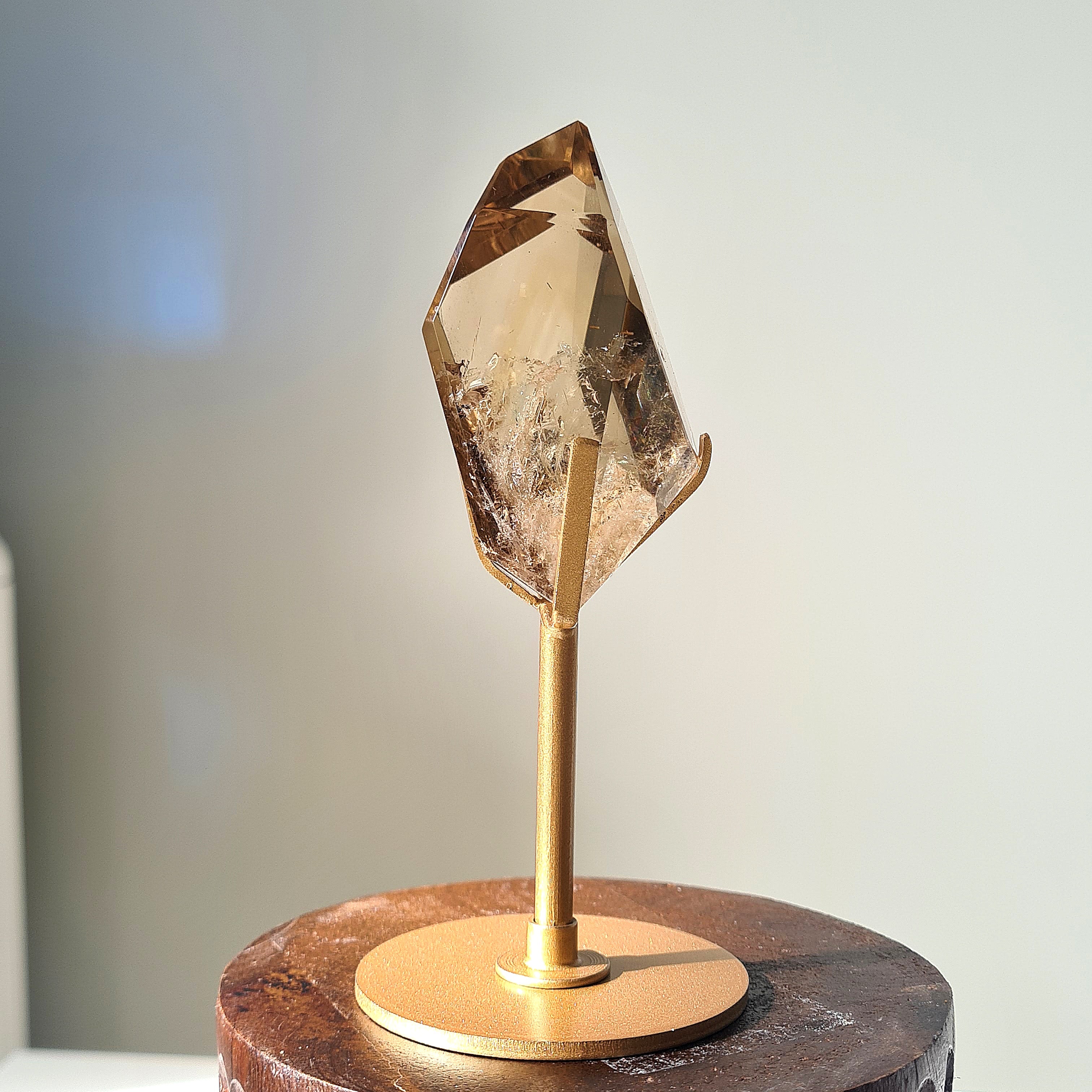 Citrine Free Form on custom stand | B