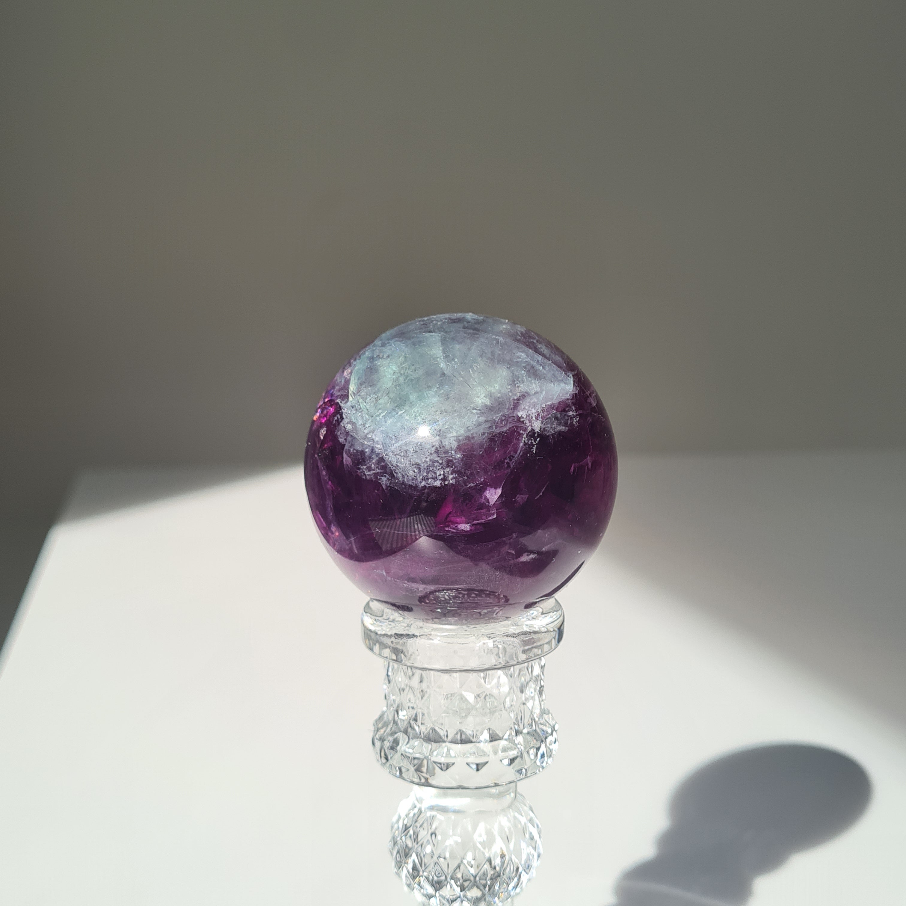 Intergalactic Fluorite with stand | F | 260 g | 5.4 cm