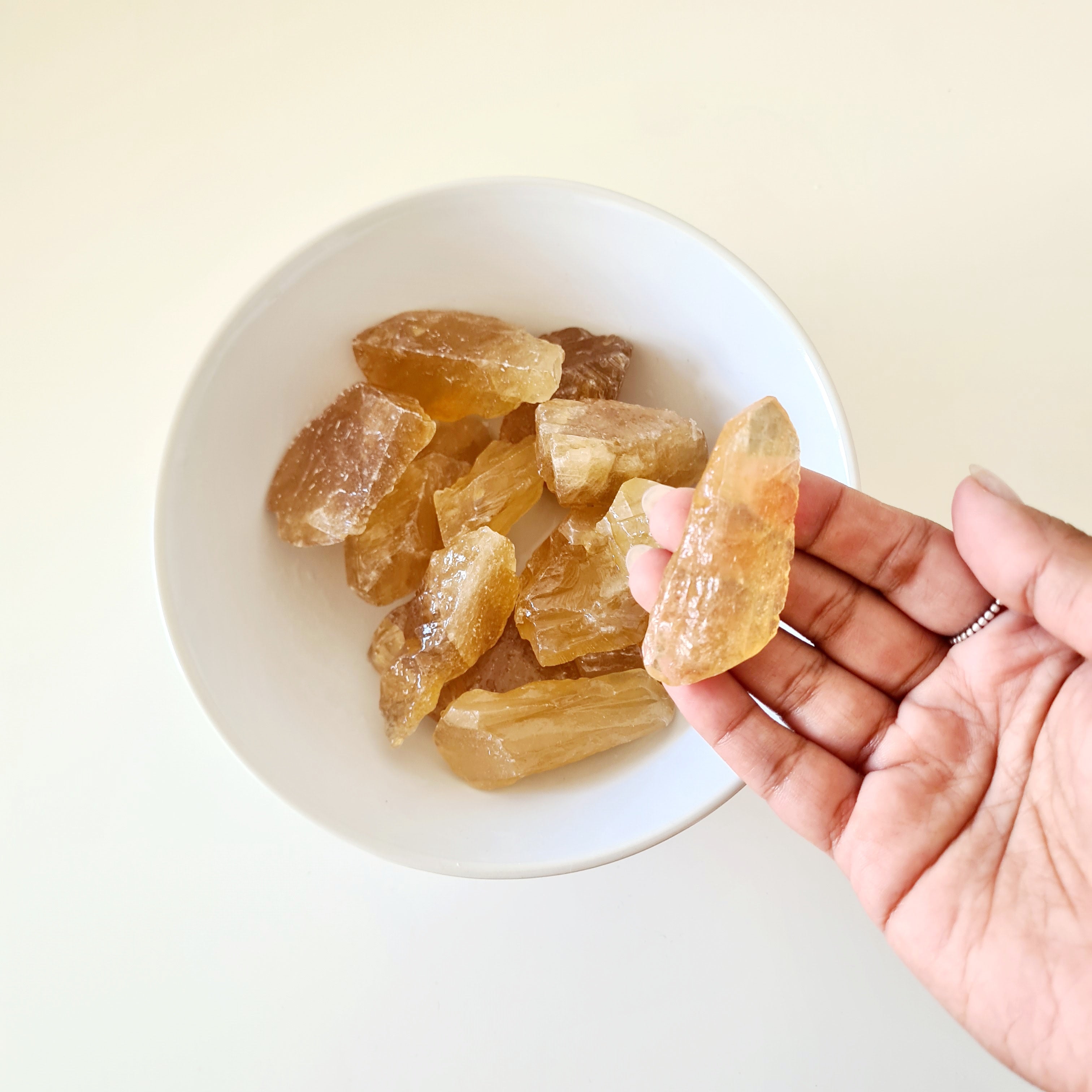 Honey Calcite Raw | 1 Piece | Tiny