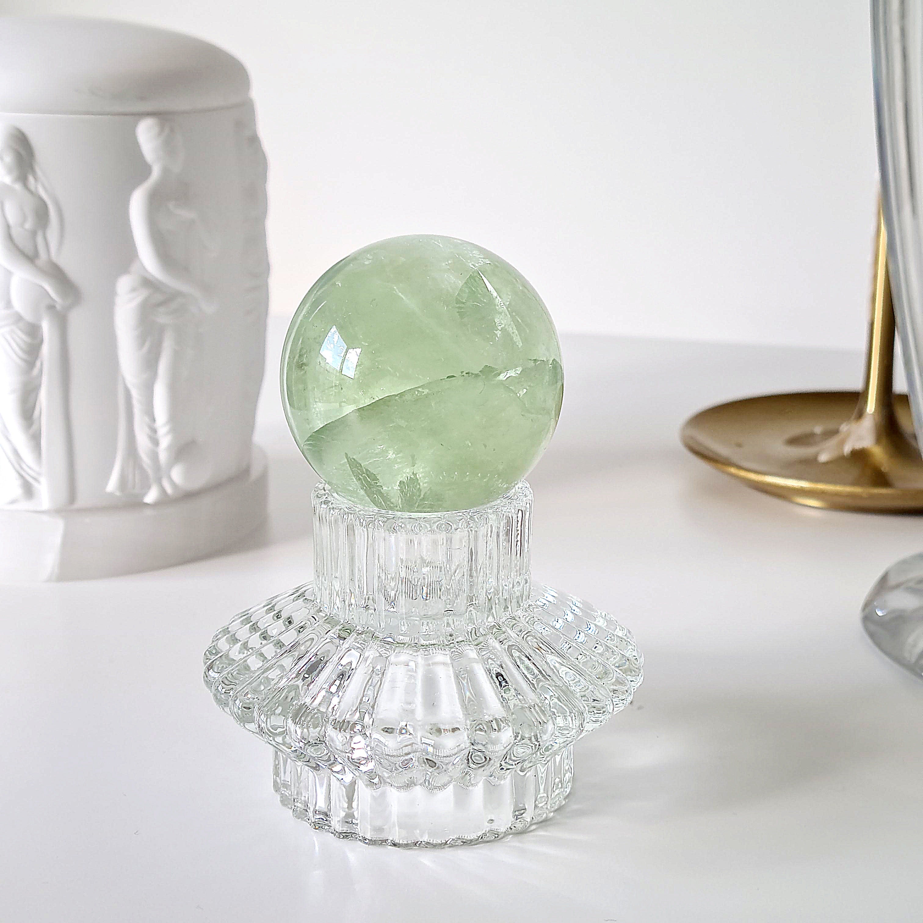 Fairy Dream Frozen Lake Fluorite with stand | 2